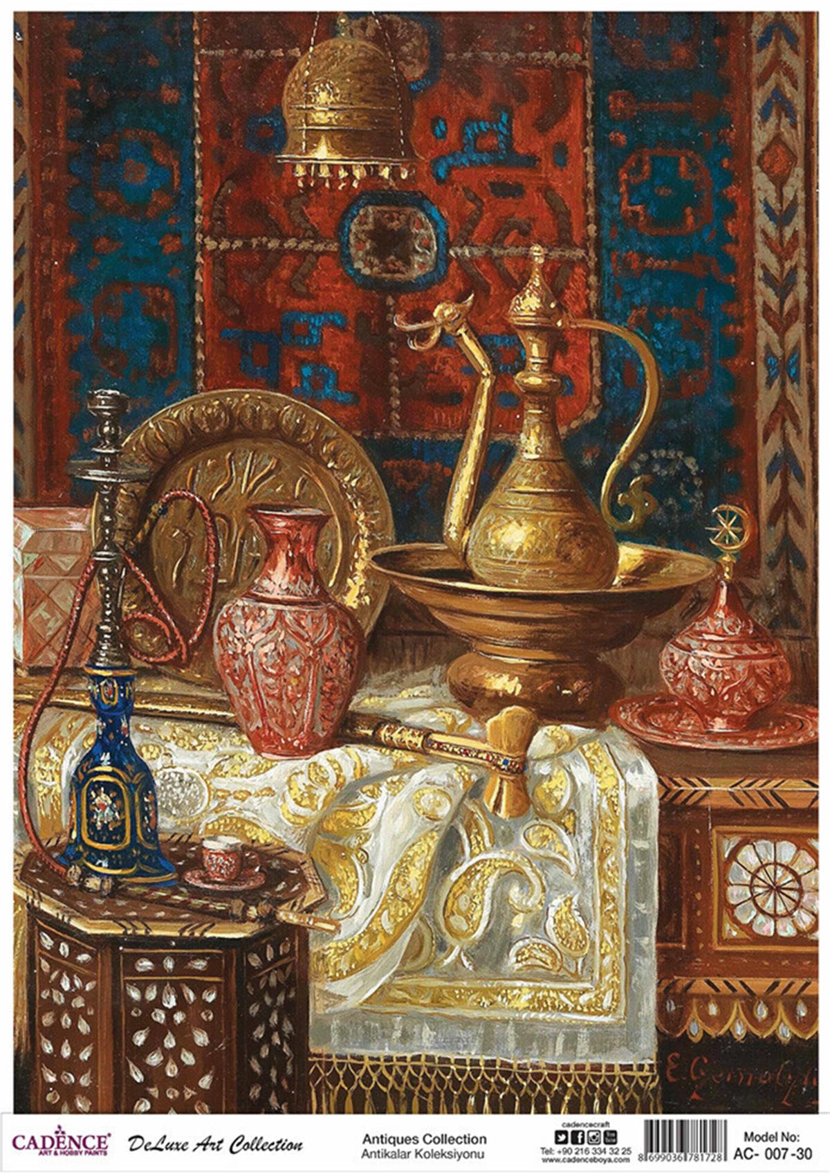 Cadence Antiques Латунная коллекция декупажа Ac 07 90x125см