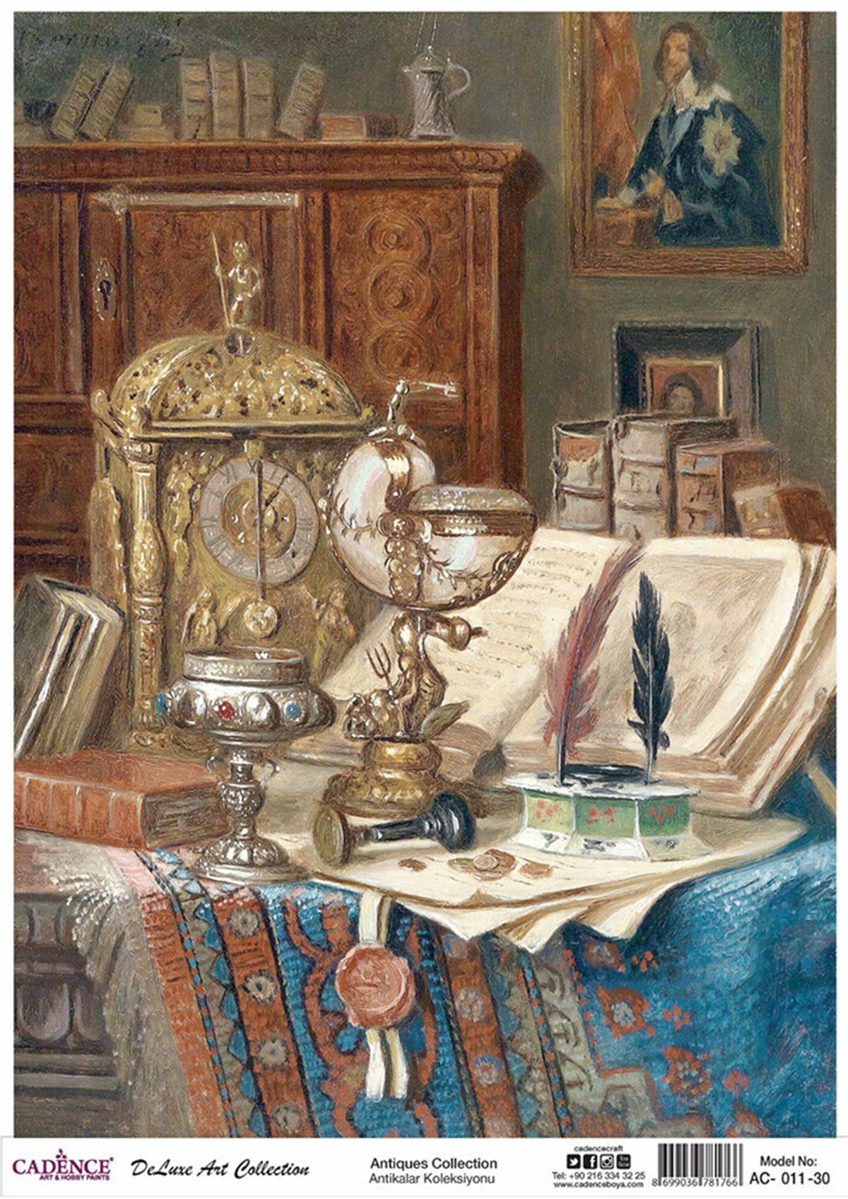 Cadence Antiques, латунь, коллекция декупажа, Ac 11, 60x84 см