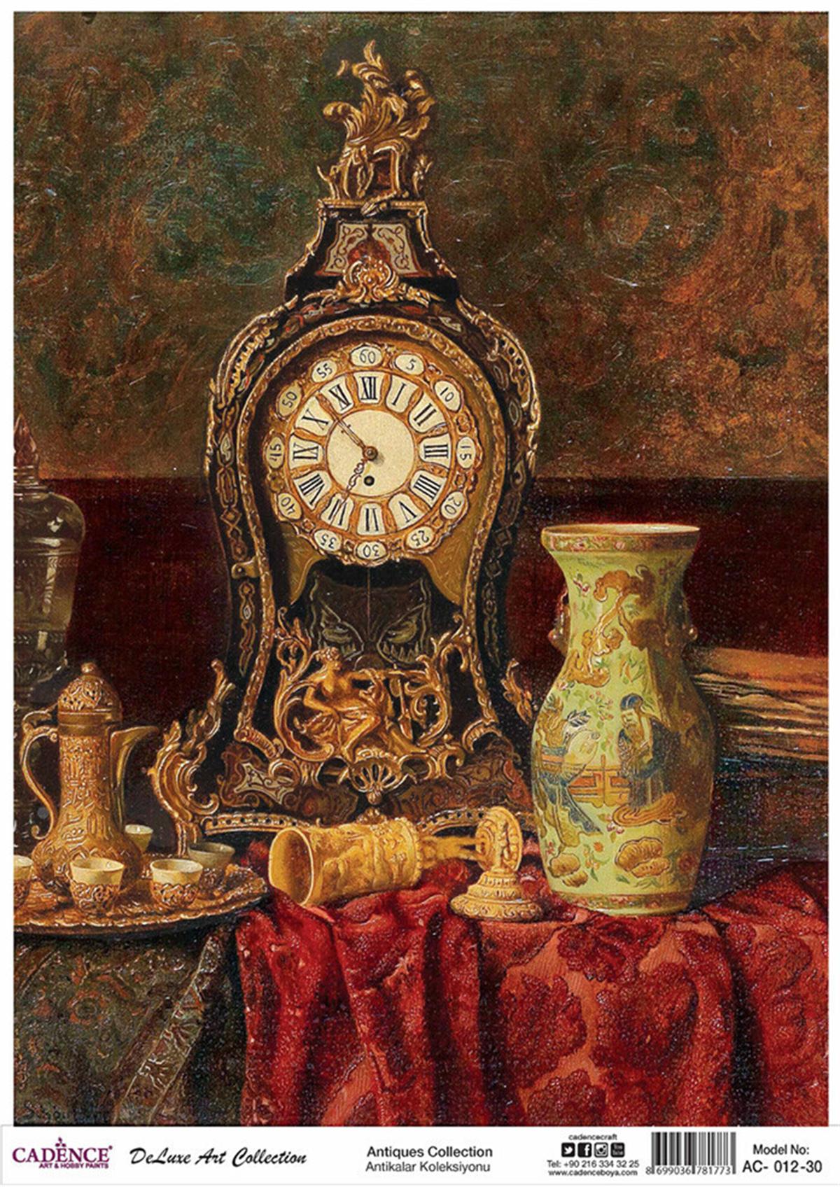 Cadence Antiques, латунь, коллекция декупажа, Ac 12, 90x125 см