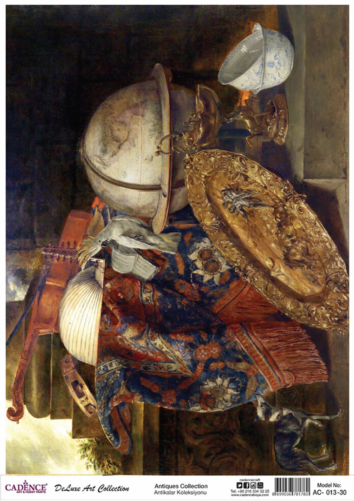 Cadence Antiques, латунь, коллекция декупажа, Ac 13, 30x42 см