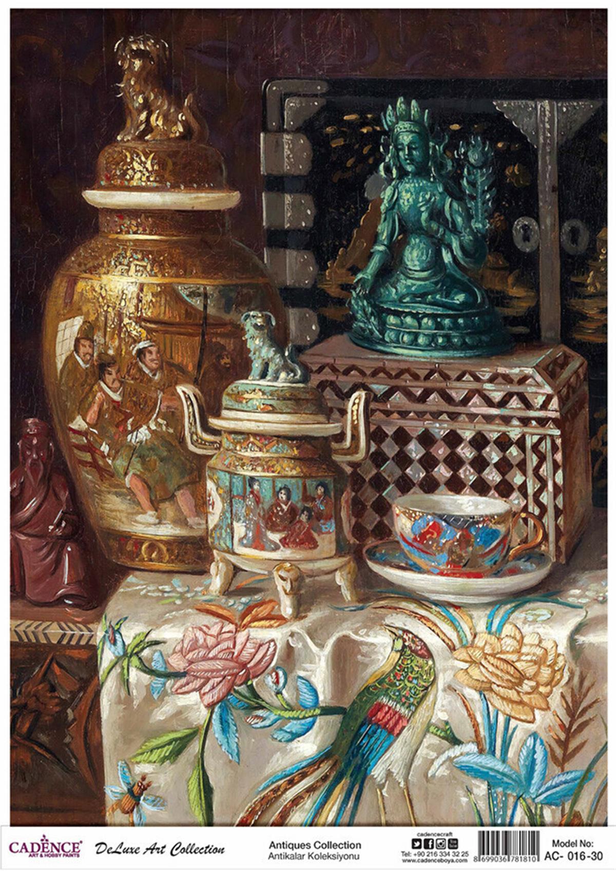 Cadence Antiques, латунь, коллекция декупажа, Ac 16, 90x125см