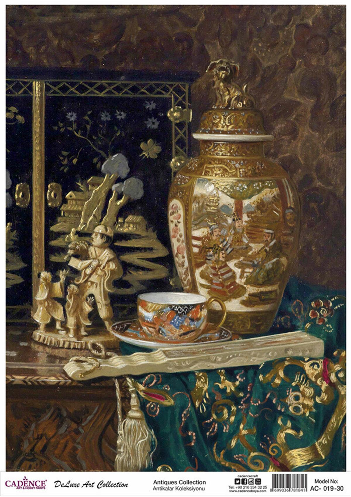 Cadence Antiques, латунь, коллекция декупажа, Ac 19, 60x84 см