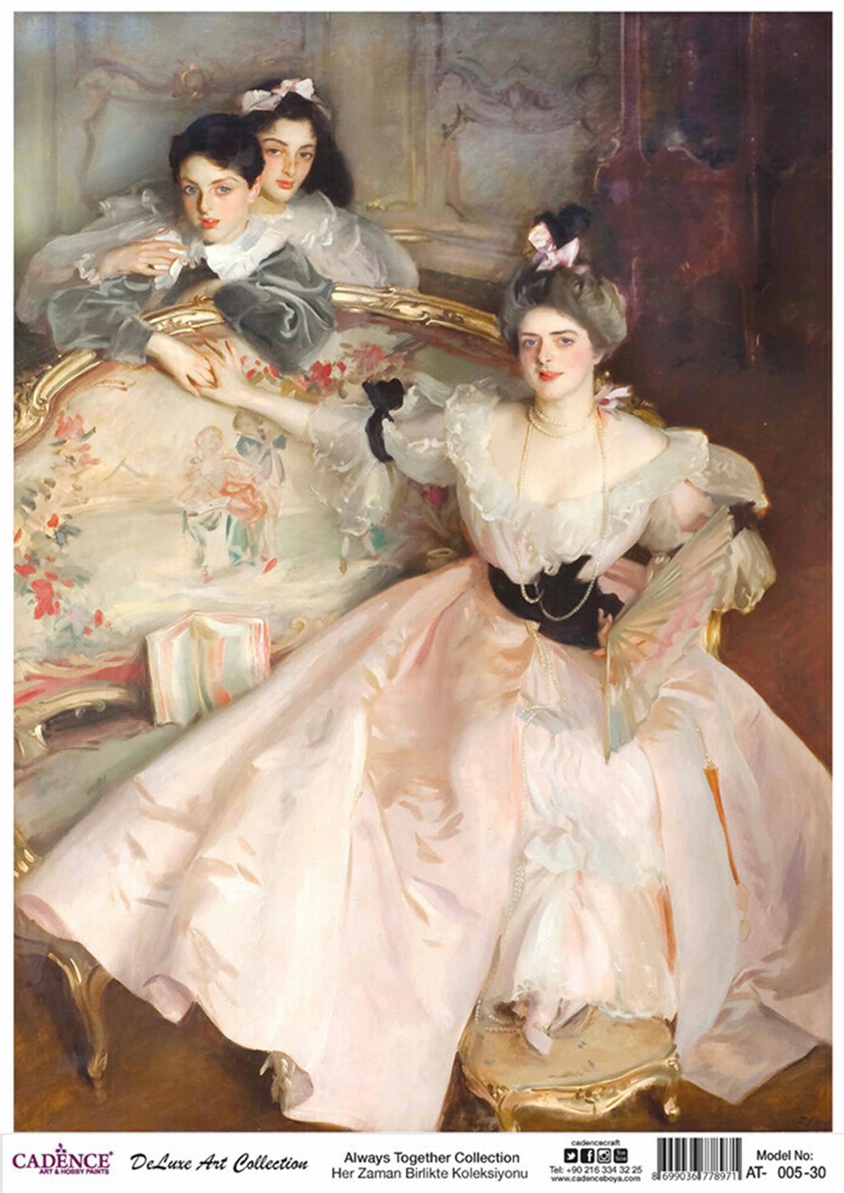 مجموعة Cadence Always Together Rice Decoupage في 05 60x84 سم