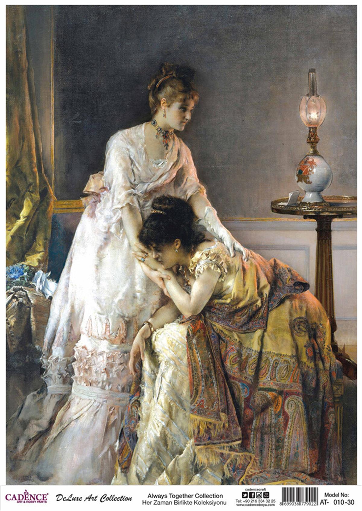 Коллекция Cadence Always Together для декупажа риса, 10 шт., 30x42 см