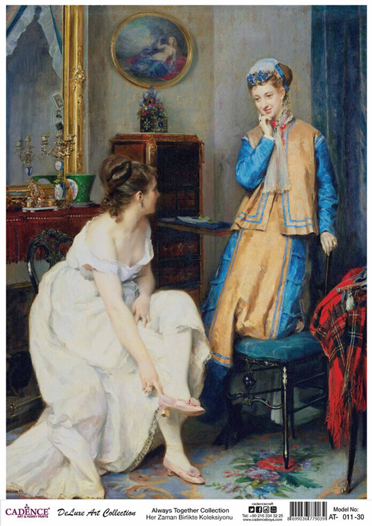 Коллекция Cadence Always Together для декупажа риса, 11 лет, 90x125см