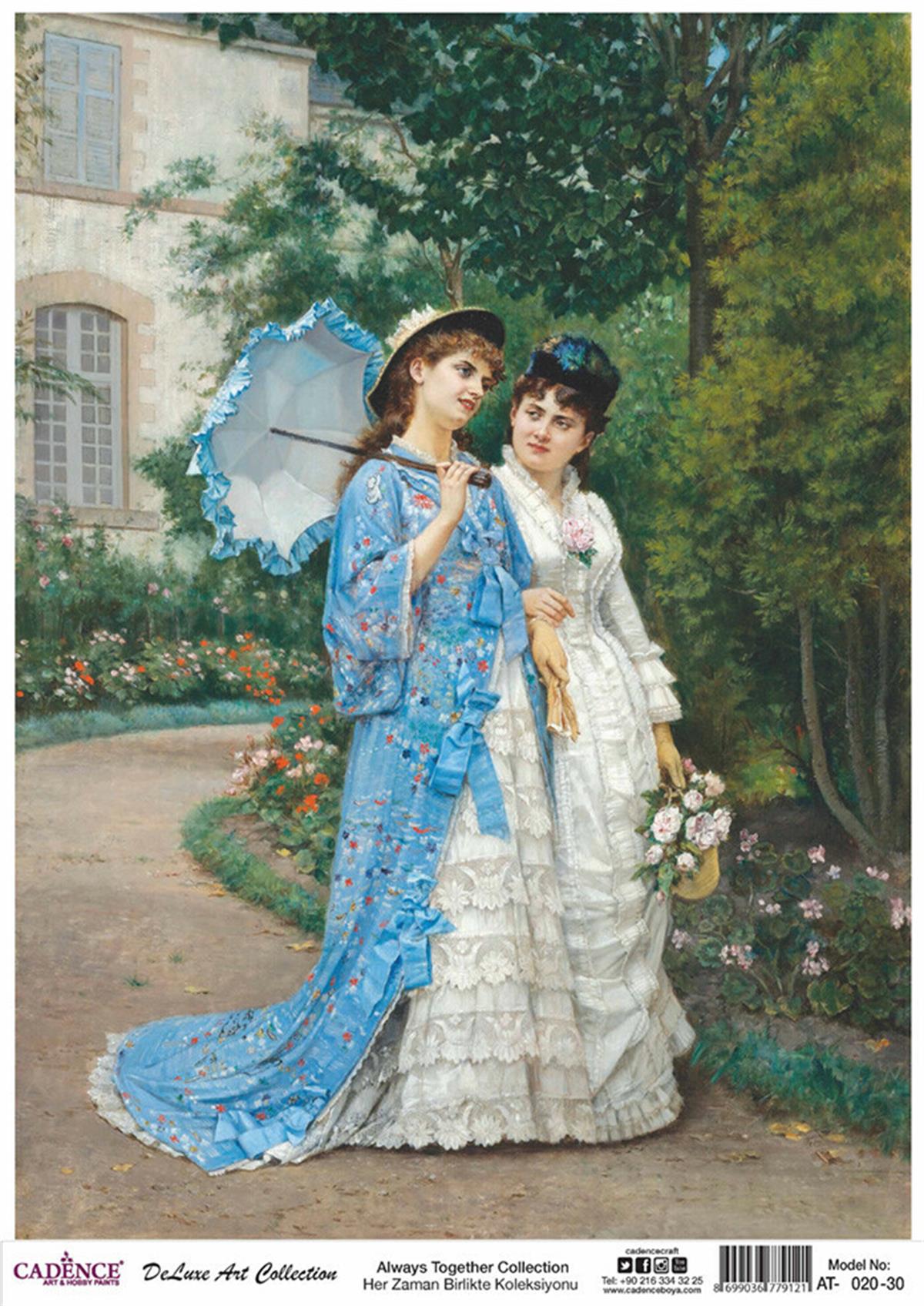 Cadence Always Together Rice Decoupage Collection At 20 60x84cm