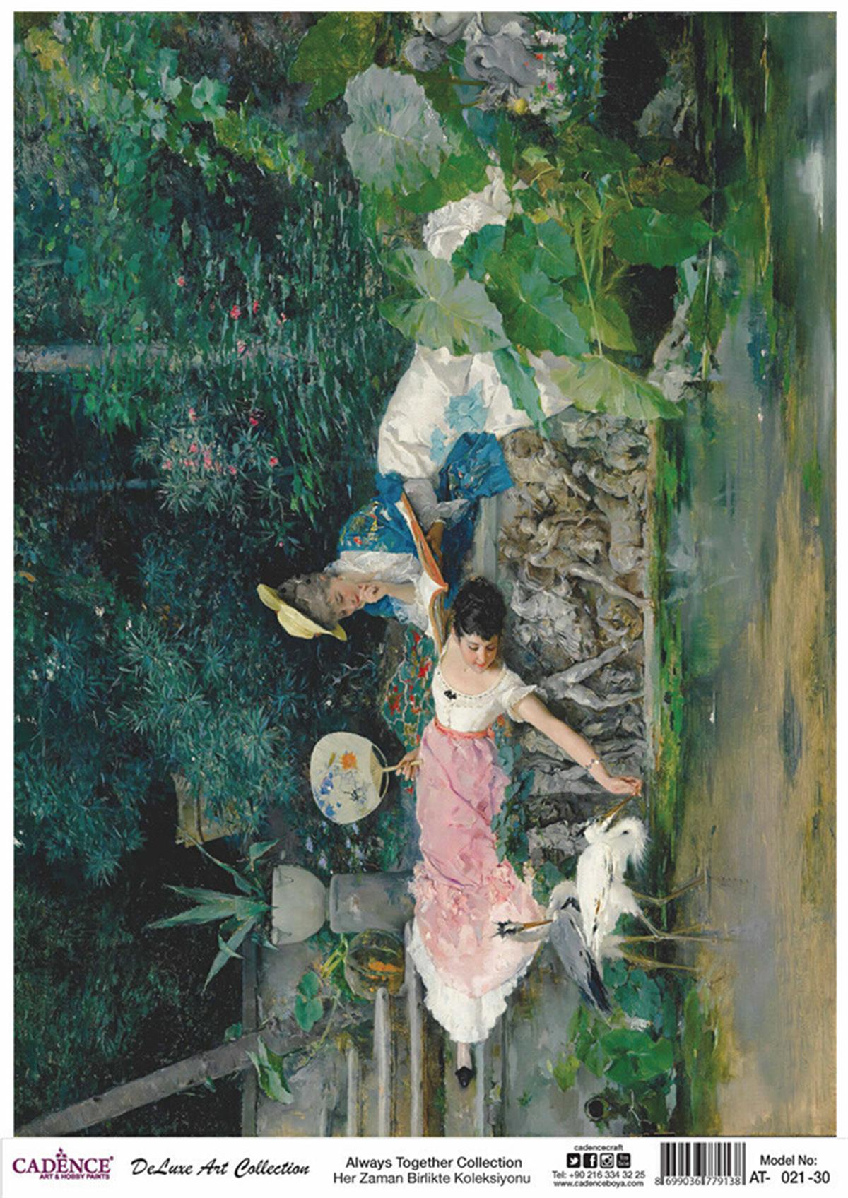 Коллекция Cadence Always Together для декупажа риса, 21 год, 90x125см