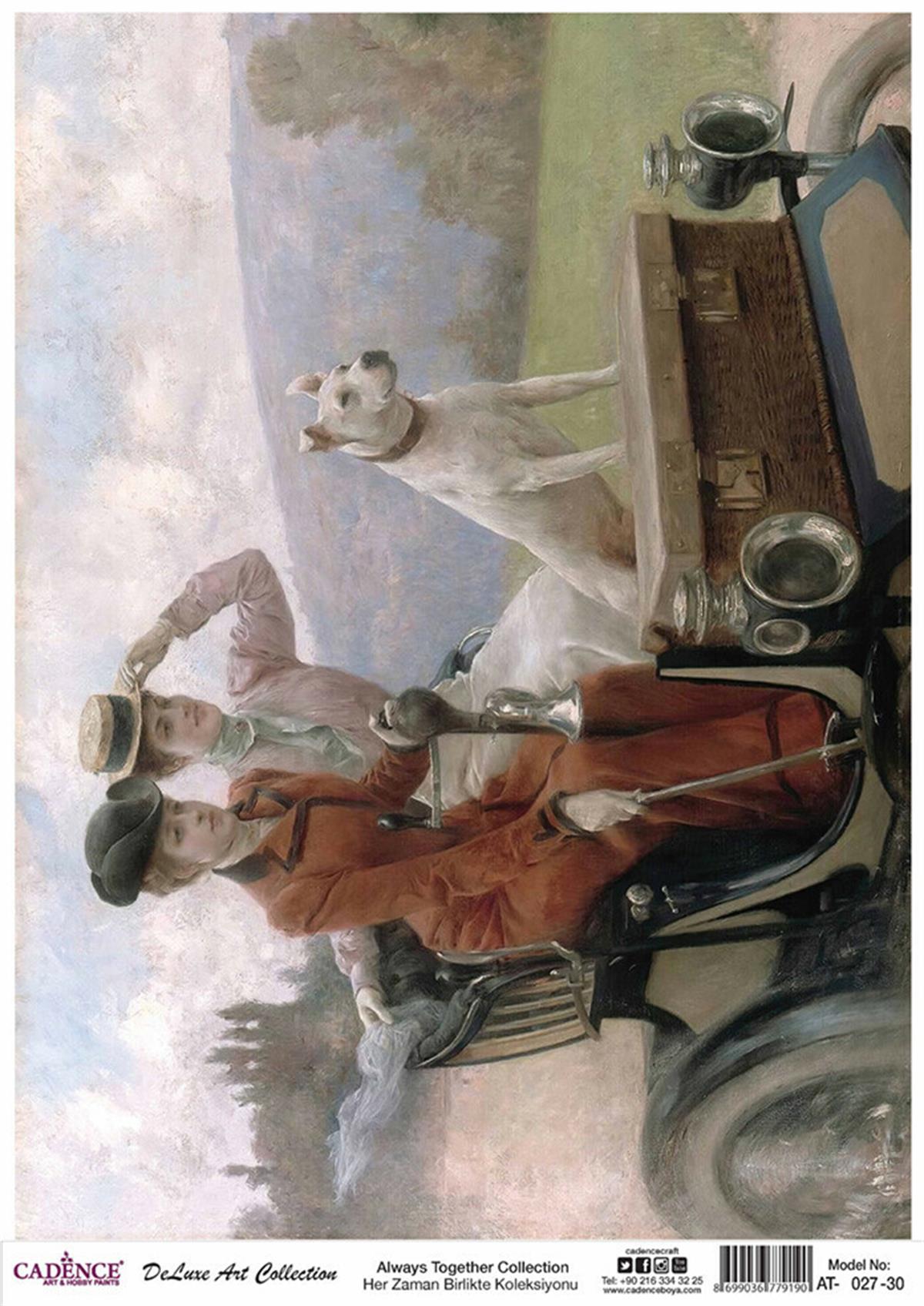 Cadence Always Together Rice Decoupage Collection At 27 60x84cm