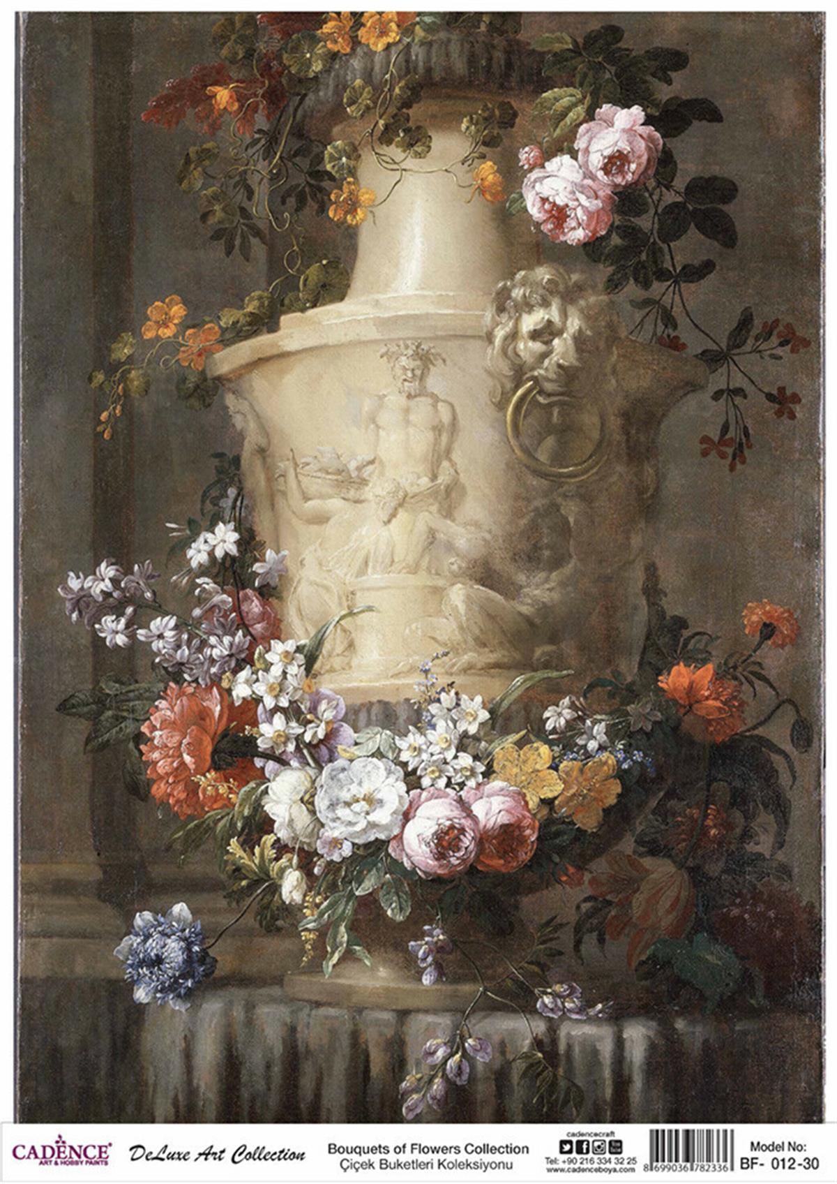 Букеты цветов Cadence Коллекция декупаж из латуни Bf 12 60x84см
