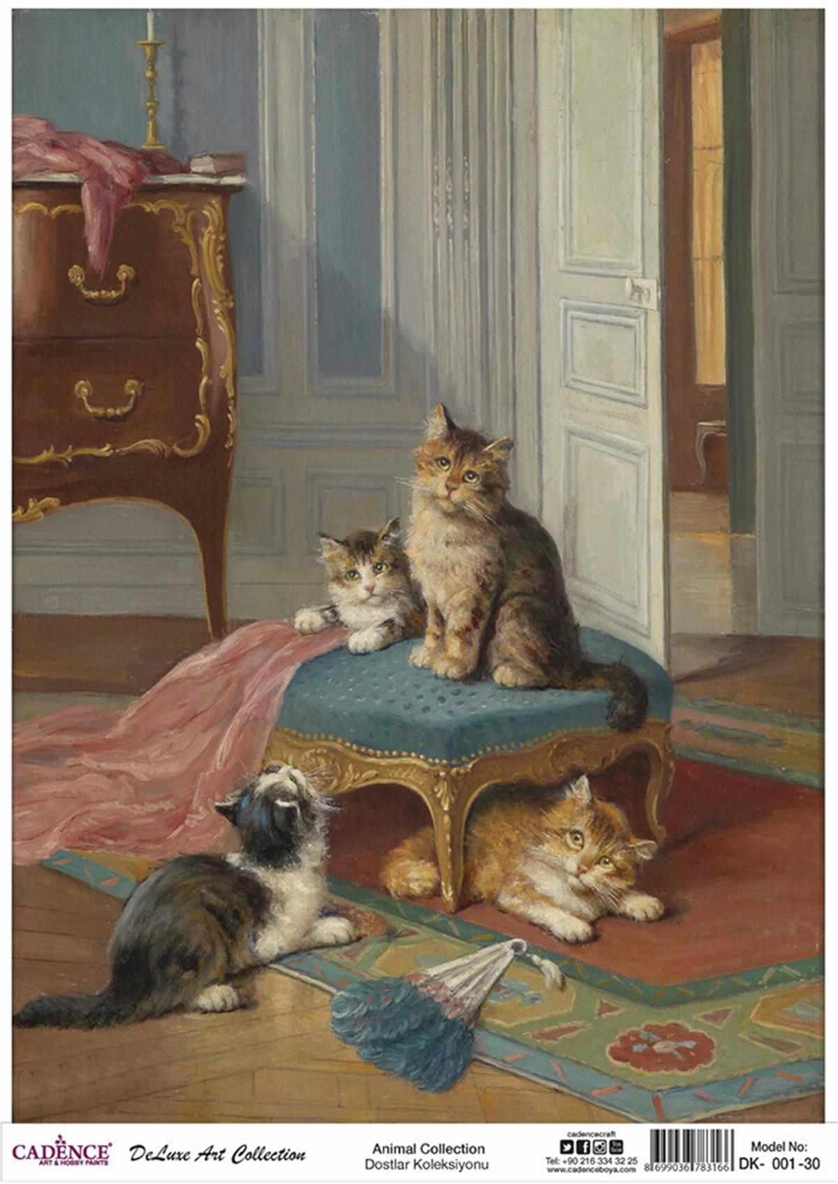 Cadence Dostlar Латунь Коллекция Декупаж Dk 01 90x125см