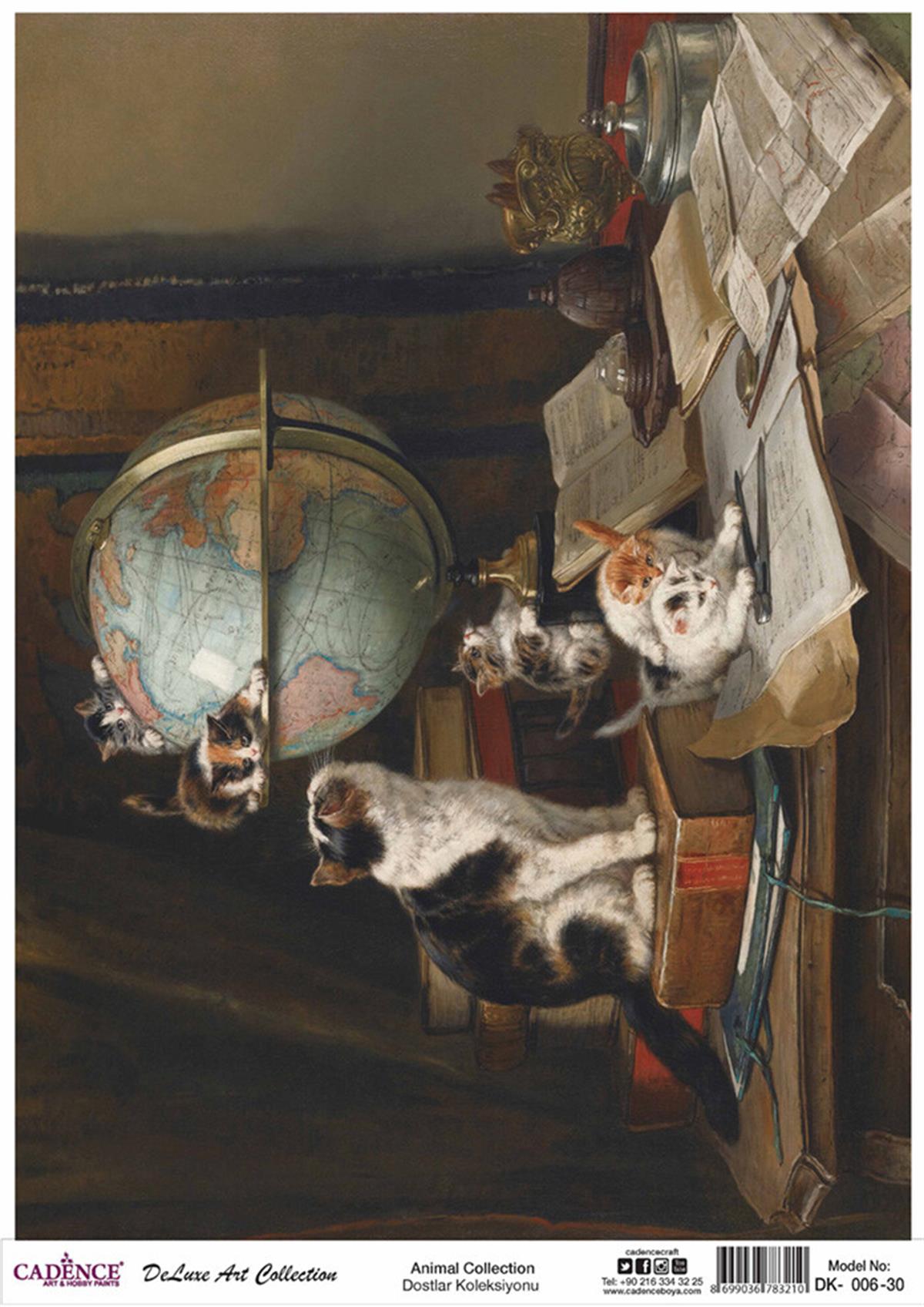 Cadence Dostlar Коллекция декупажа из цельной латуни Dk 06 30x42см