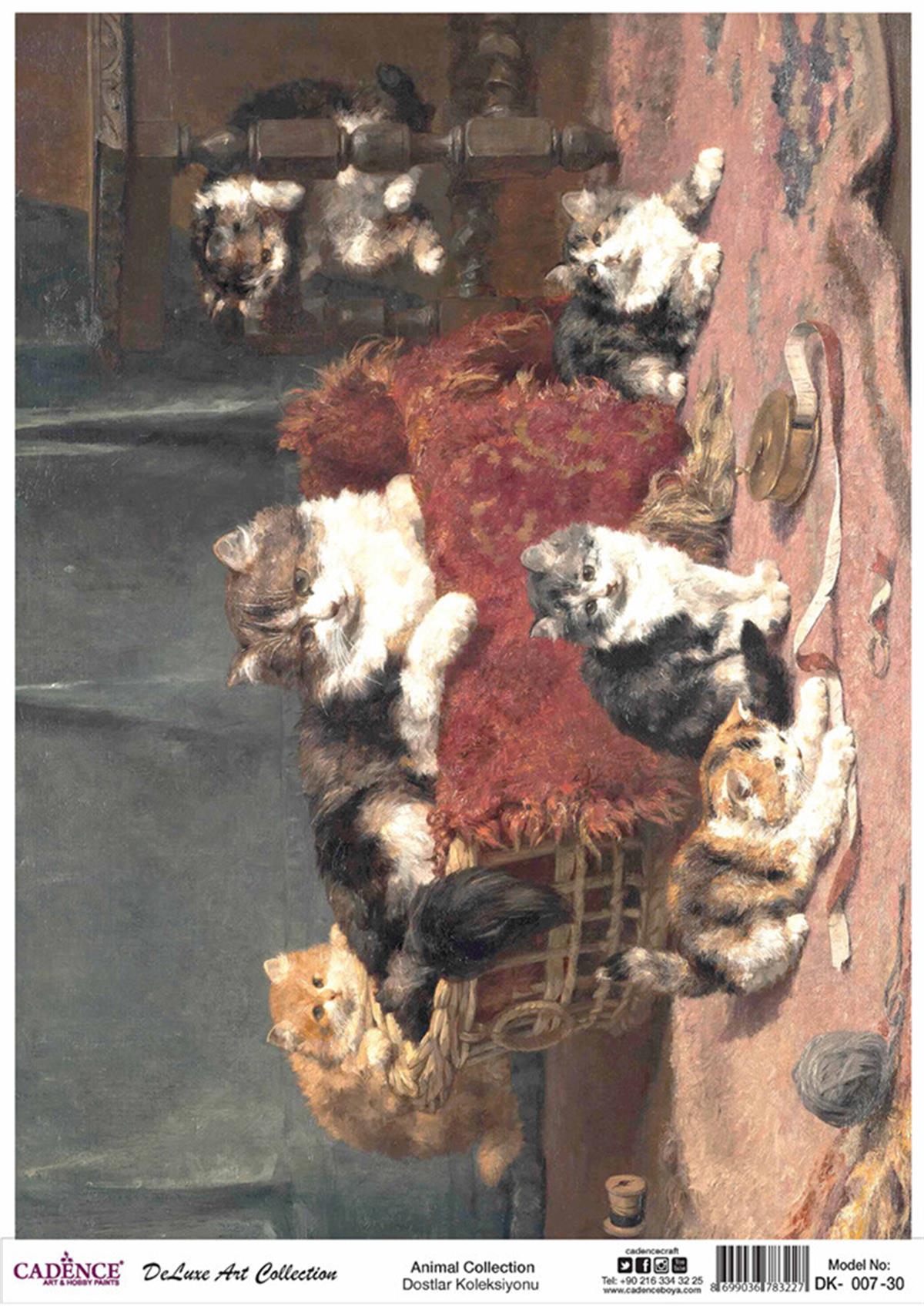 Cadence Dostlar Коллекция декупажа из цельной латуни Dk 07 30x42см