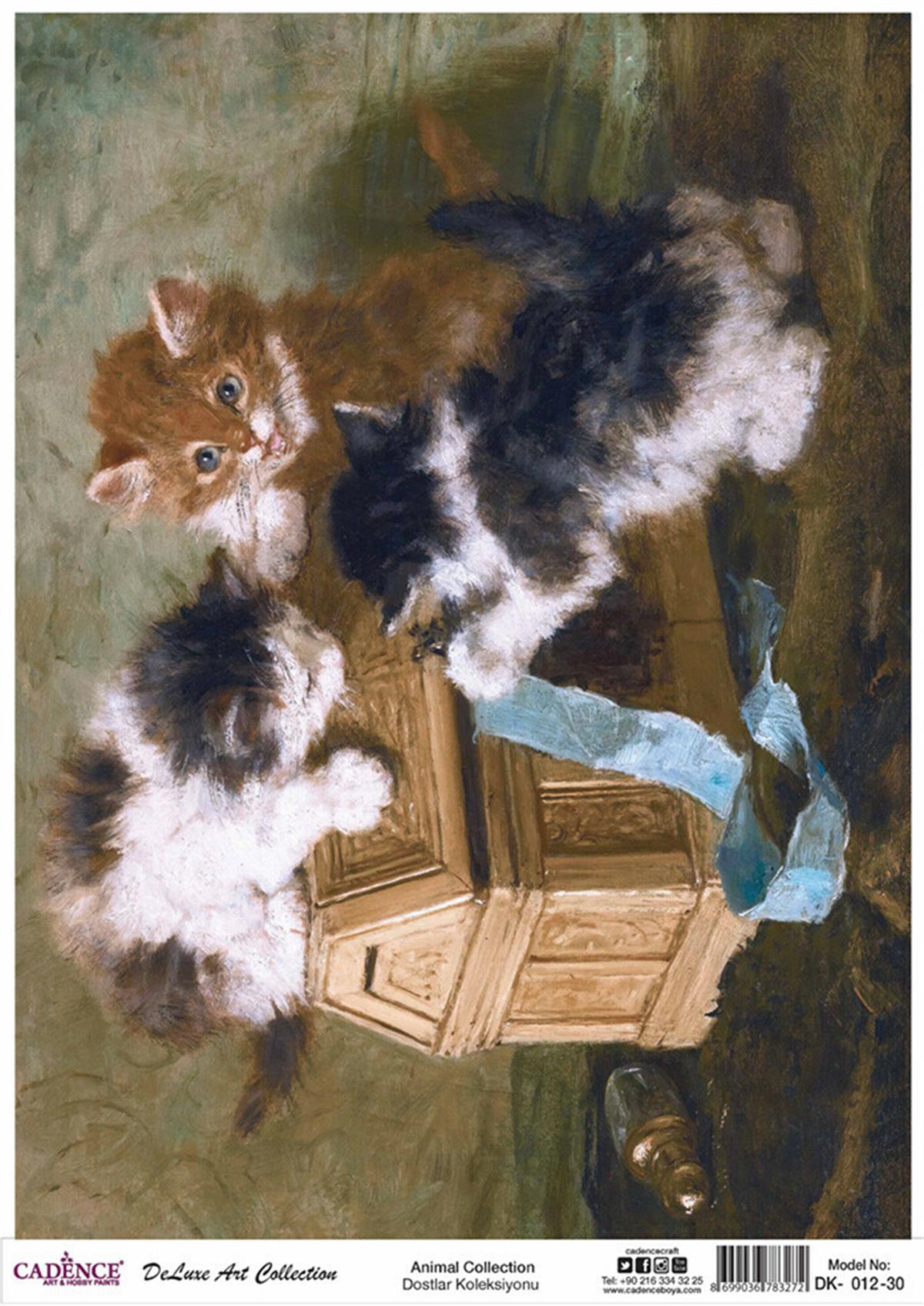 Cadence Dostlar Латунь, коллекция декупаж, Dk 12, 90x125см