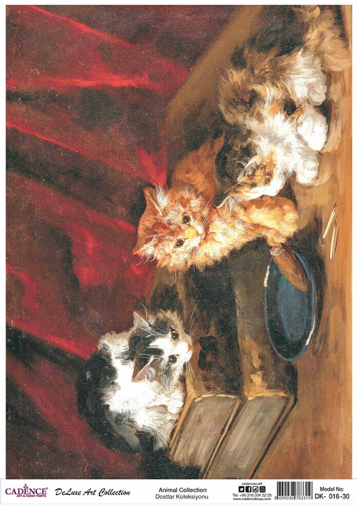 مجموعة ديكوباج نحاسية Cadence Dostlar Dk 16 90x125 سم