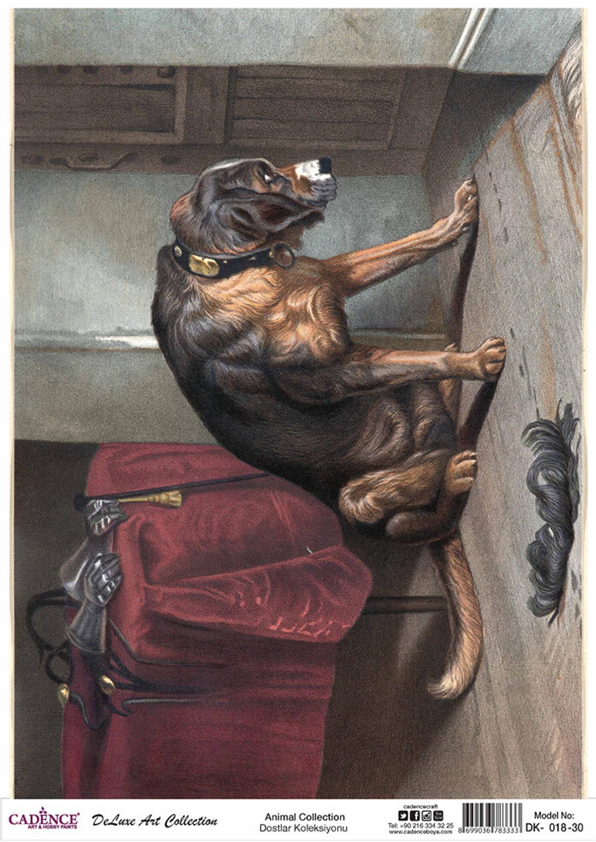 Коллекция Cadence Dostlar из цельной латуни для декупажа, Dk 18, 30x42 см