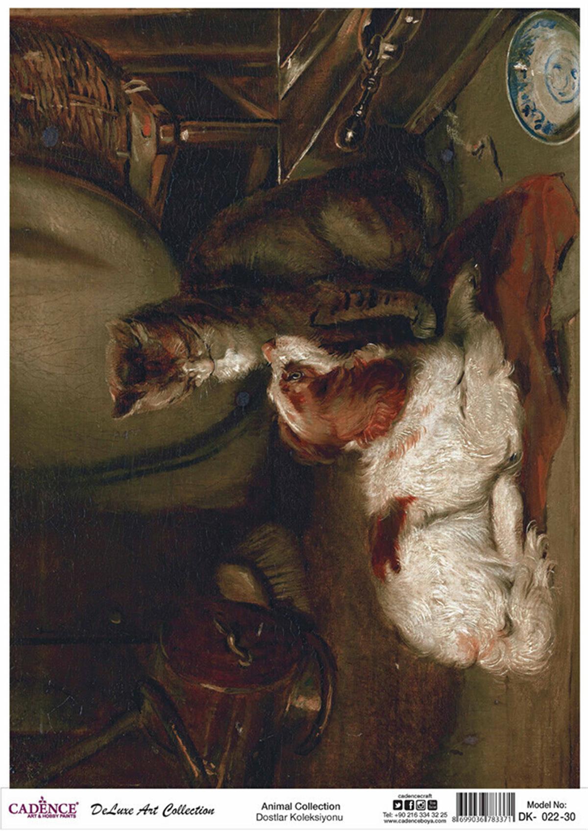 مجموعة ديكوباج نحاسية Cadence Dostlar Dk 22 90x125 سم