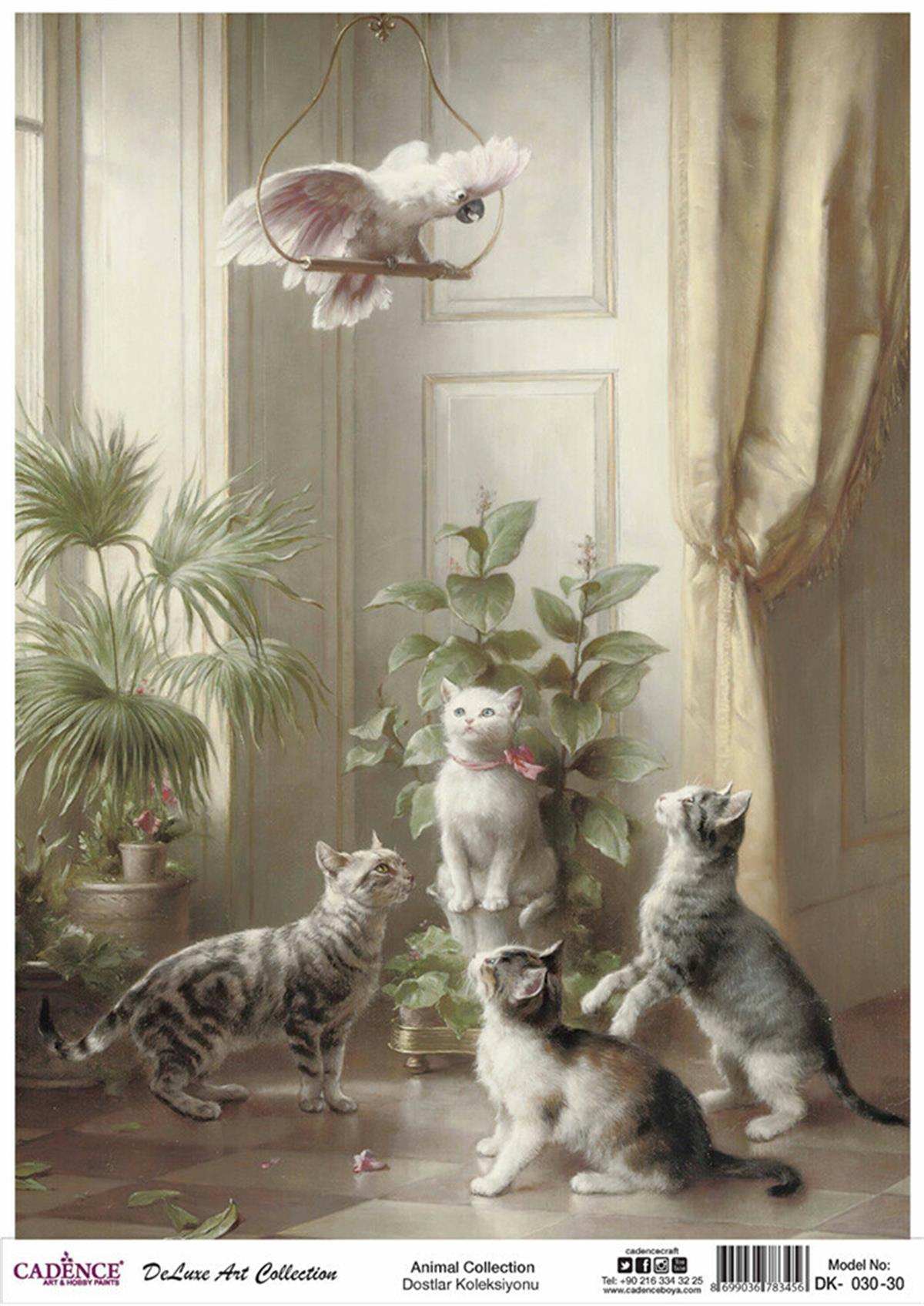 مجموعة ديكوباج نحاسية Cadence Dostlar Dk 30 90x125 سم