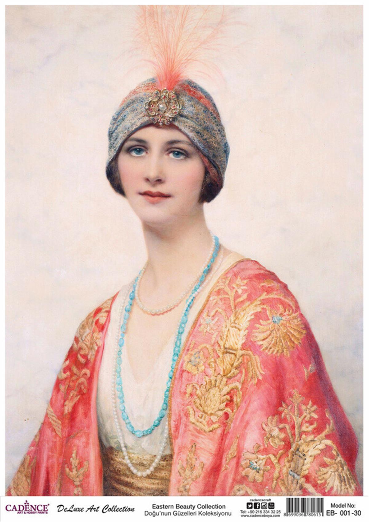 Cadence Beauties of the East Коллекция латуни для декупажа Eb 01 90x125см