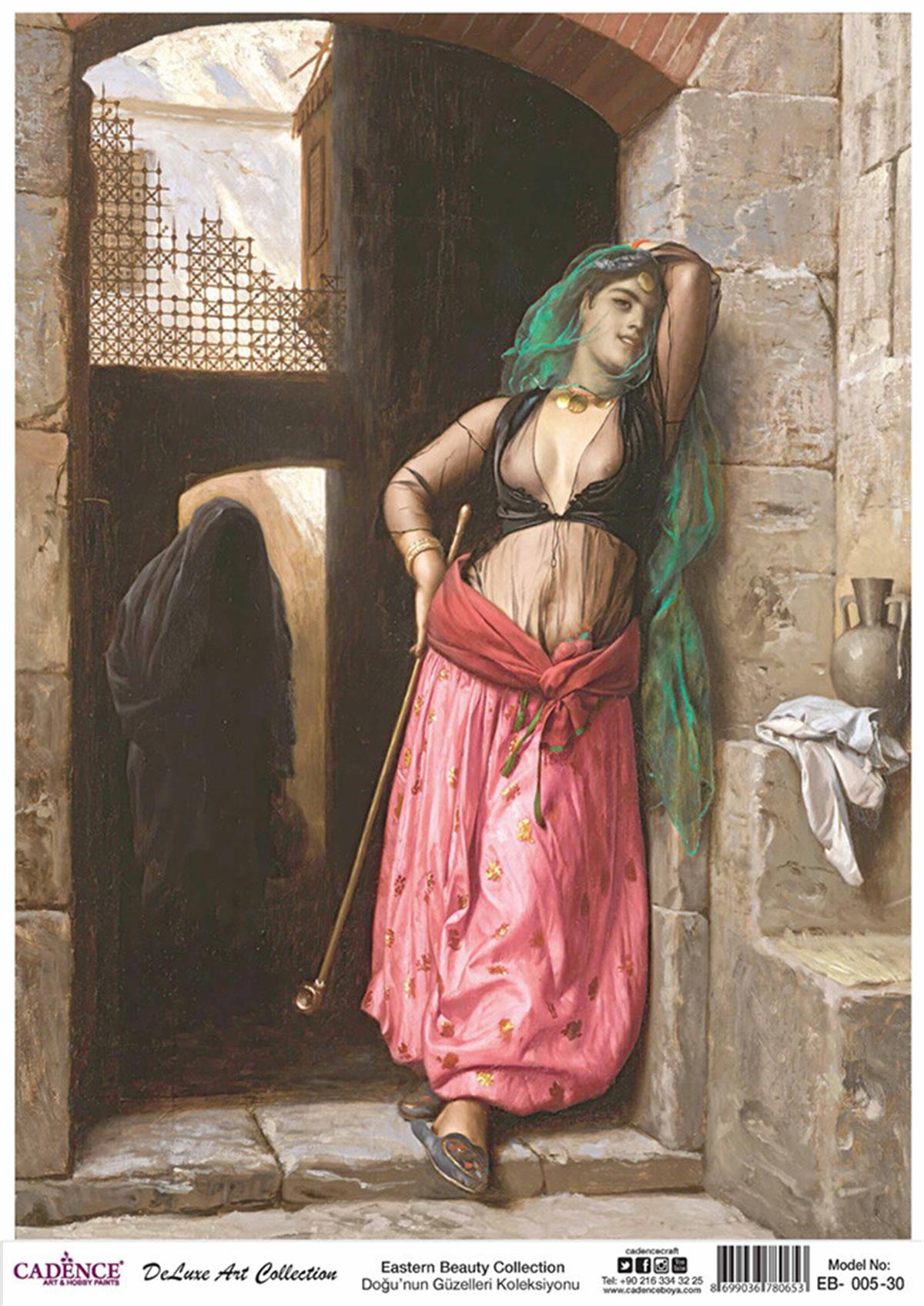 Cadence Beauties of the East Коллекция латуни для декупажа Eb 05 30x42см