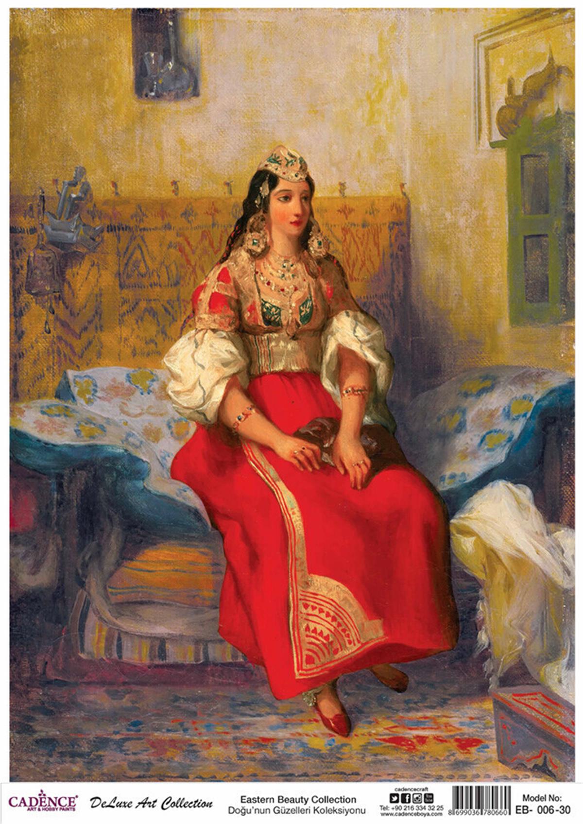 Cadence Beauties of the East Коллекция латуни для декупажа Eb 06 60x84см