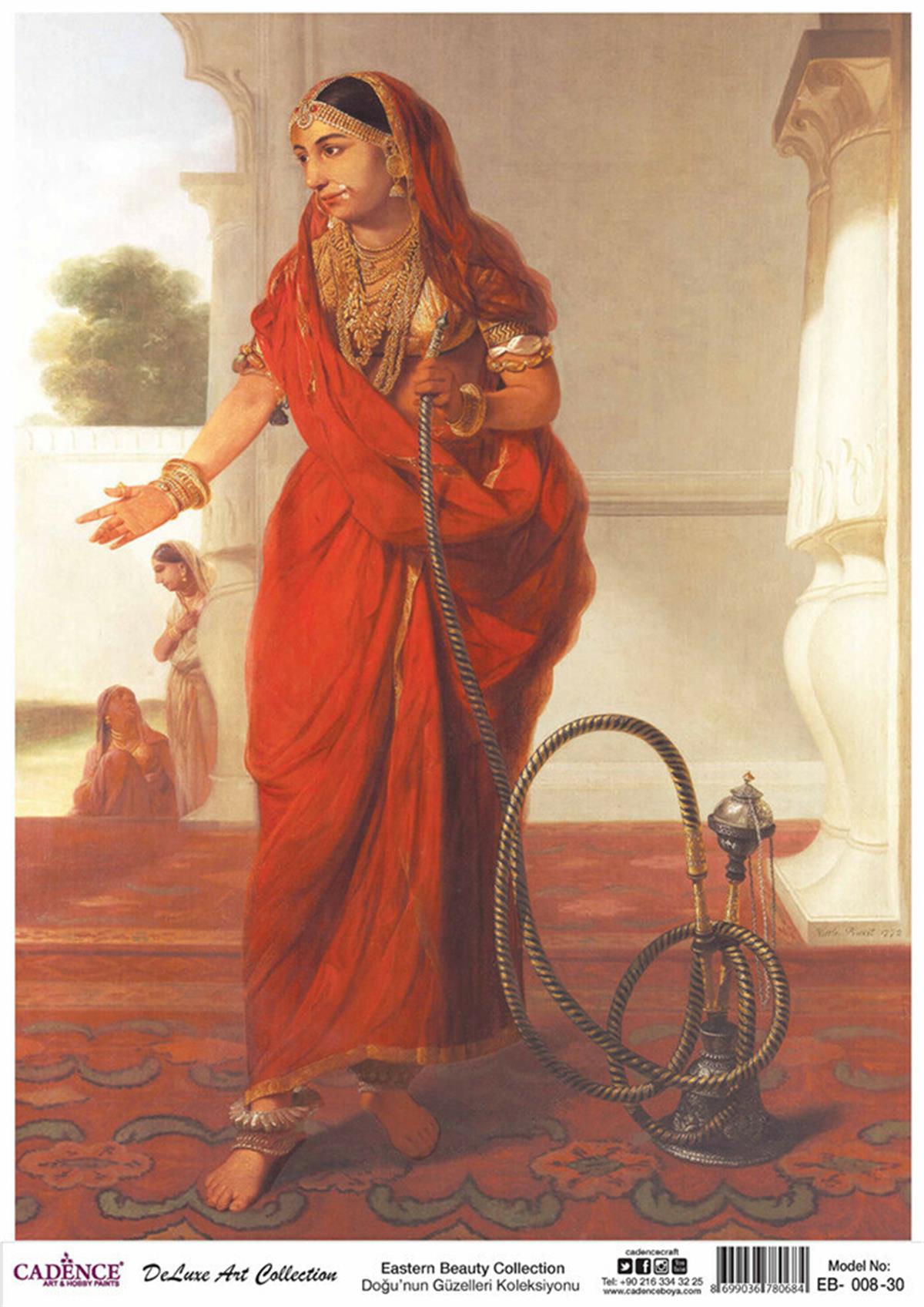 Cadence Beauties of the East Коллекция декупажа из латуни Eb 08 60x84см