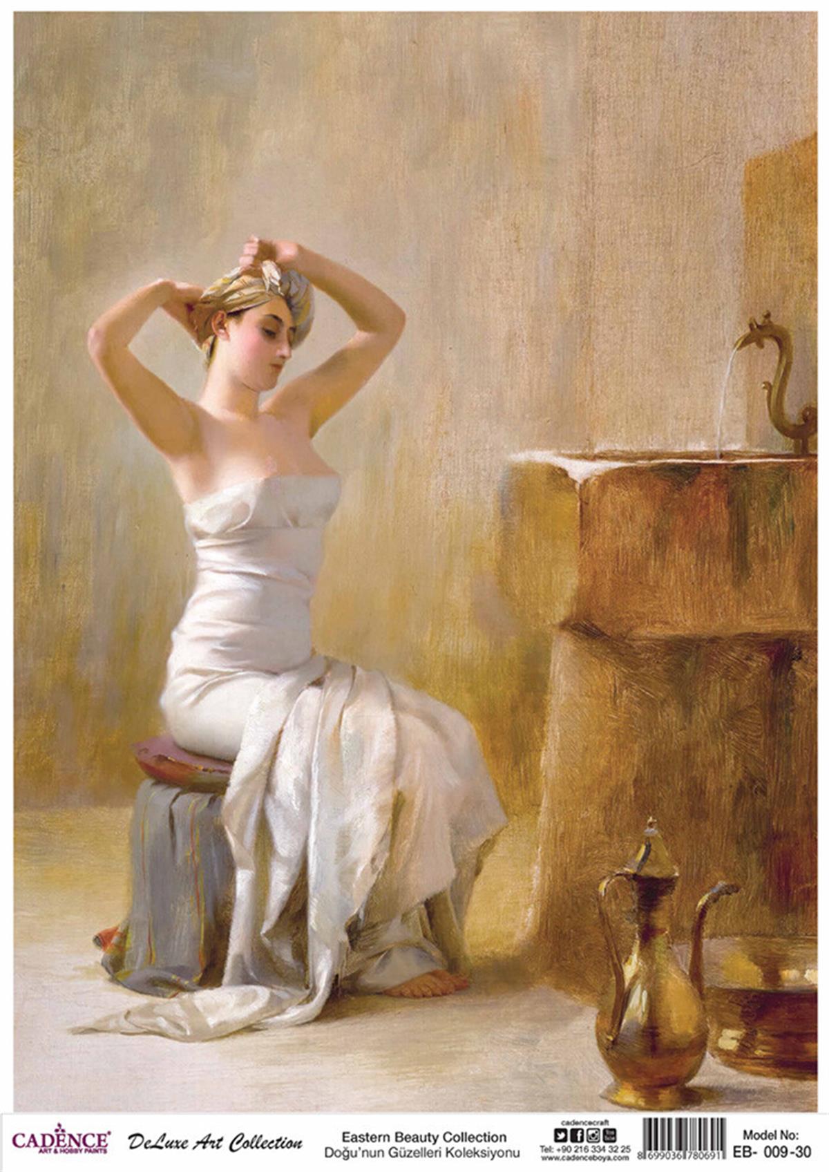 Cadence Beauties of the East Коллекция декупажа из латуни Eb 09 30x42см