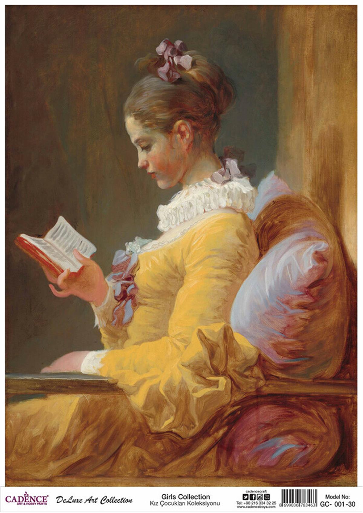 مجموعة ديكوباج الأرز للفتيات من كادينس Gc 01 90x125 سم