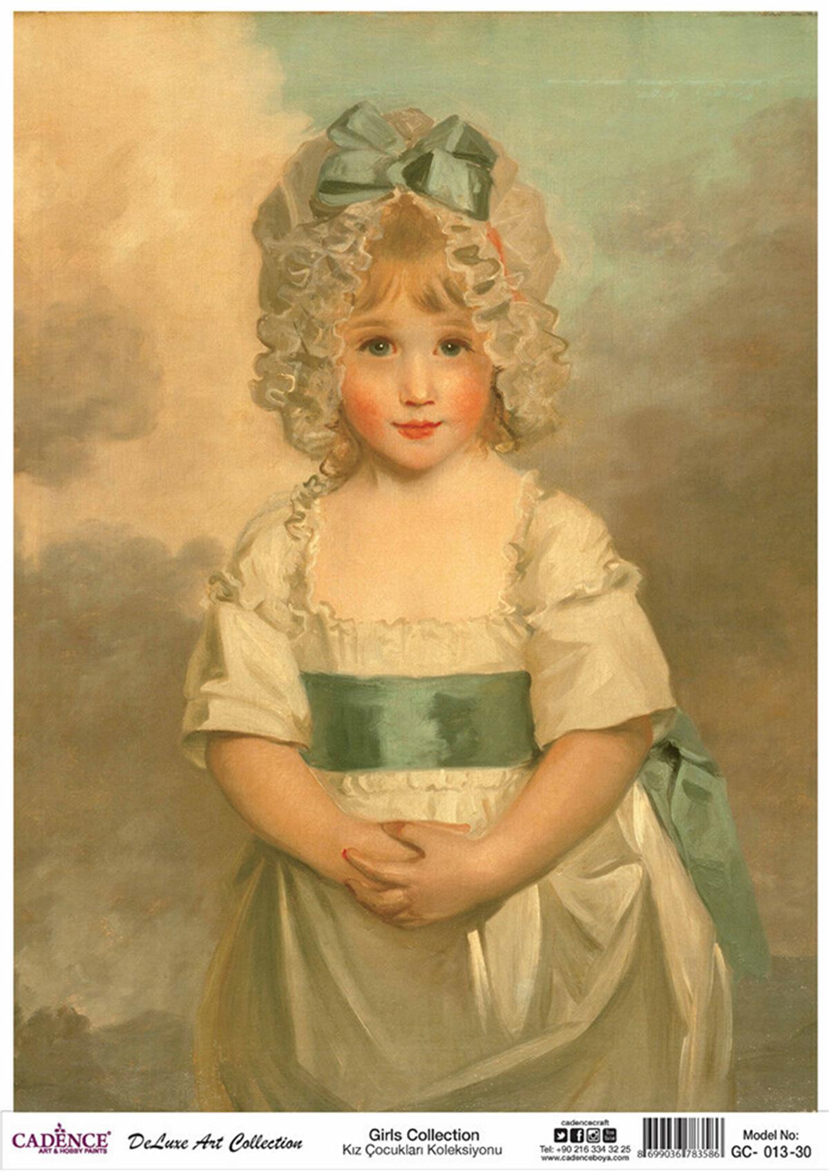 Cadence Girls' Rice Decoupage Collection Gc 13 90x125cm