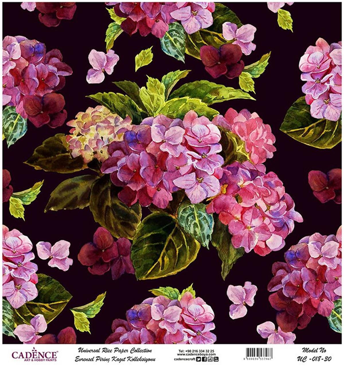 ورق الأرز العالمي خلفية سوداء Uc-018 90x90