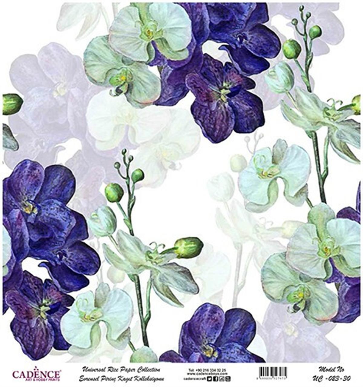 خلفية بيضاء من ورق الأرز العالمي Uc-023 30x30