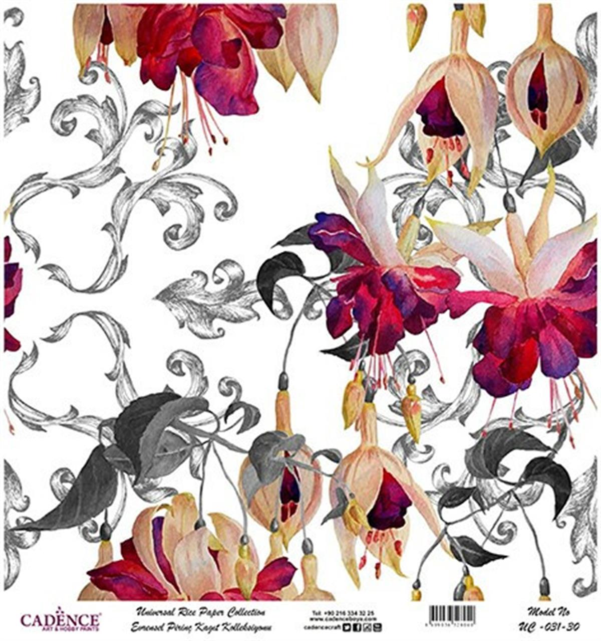 Универсальный белый фон из рисовой бумаги UC-031 90x90