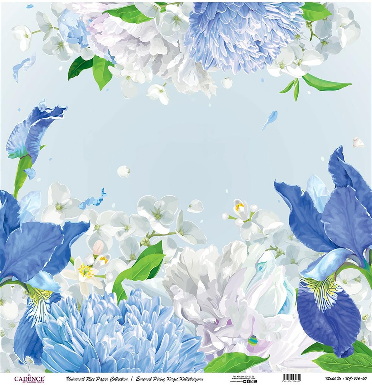 خلفية بيضاء من ورق الأرز العالمي Uc-076 مقاس 60x60