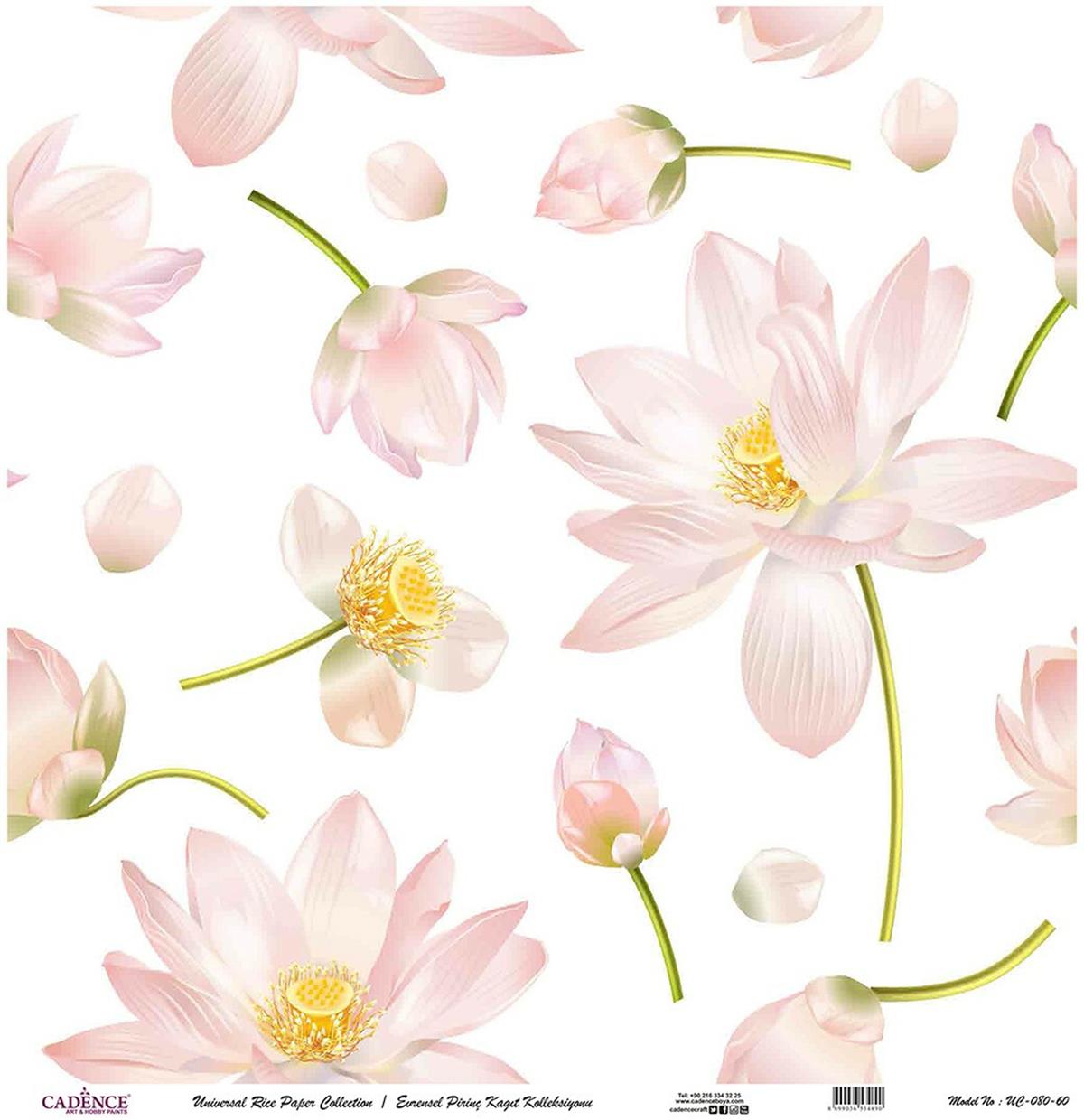 خلفية بيضاء من ورق الأرز العالمي Uc-080 30x30