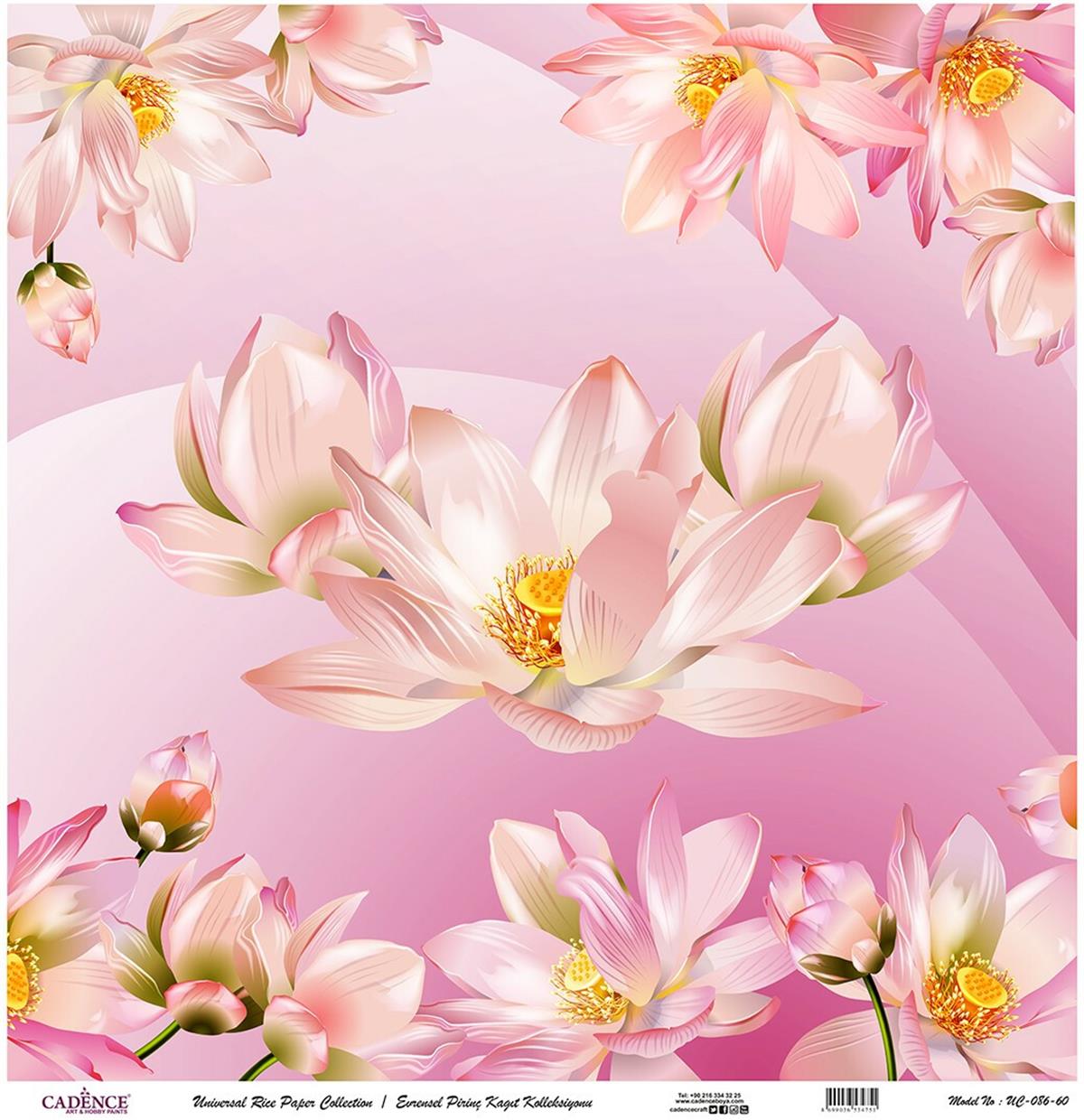 خلفية بيضاء من ورق الأرز العالمي Uc-086 مقاس 60x60