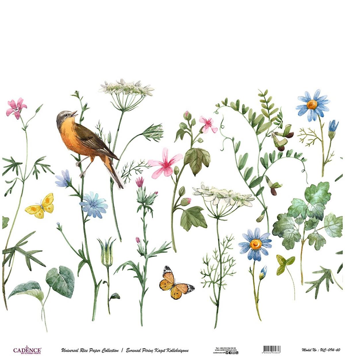 خلفية بيضاء من ورق الأرز العالمي Uc-094 30x30