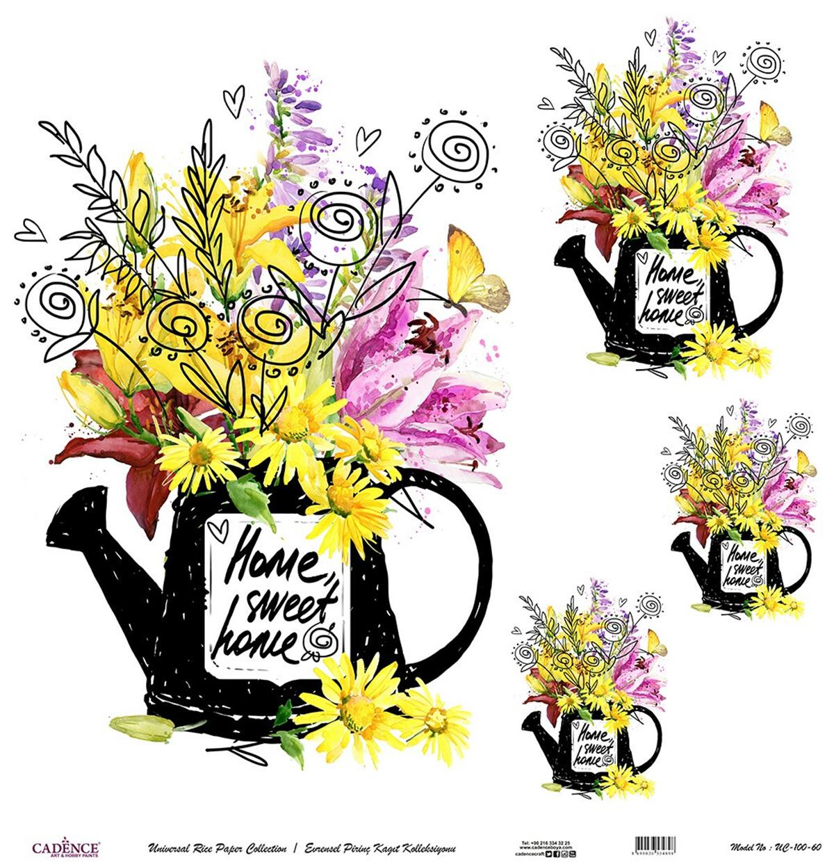 ورق الأرز العالمي خلفية بيضاء Uc-100 60x60