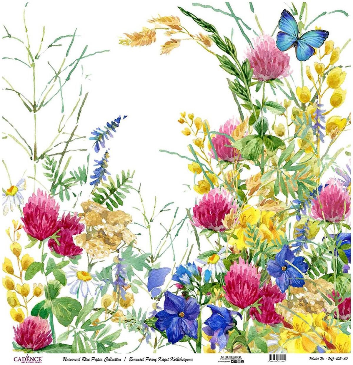 خلفية بيضاء من ورق الأرز العالمي Uc-102 30x30