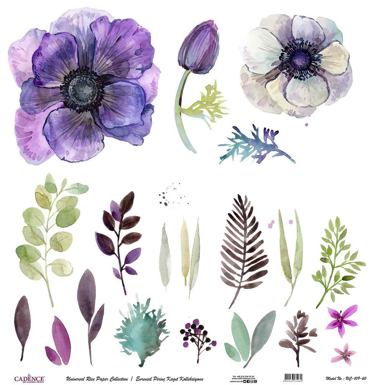 خلفية بيضاء من ورق الأرز العالمي Uc-109 30x30