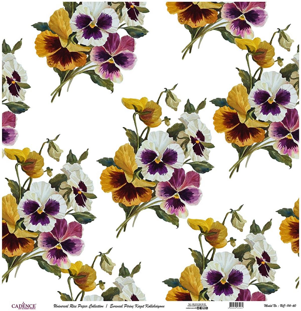 خلفية بيضاء من ورق الأرز العالمي Uc-114 مقاس 90x90