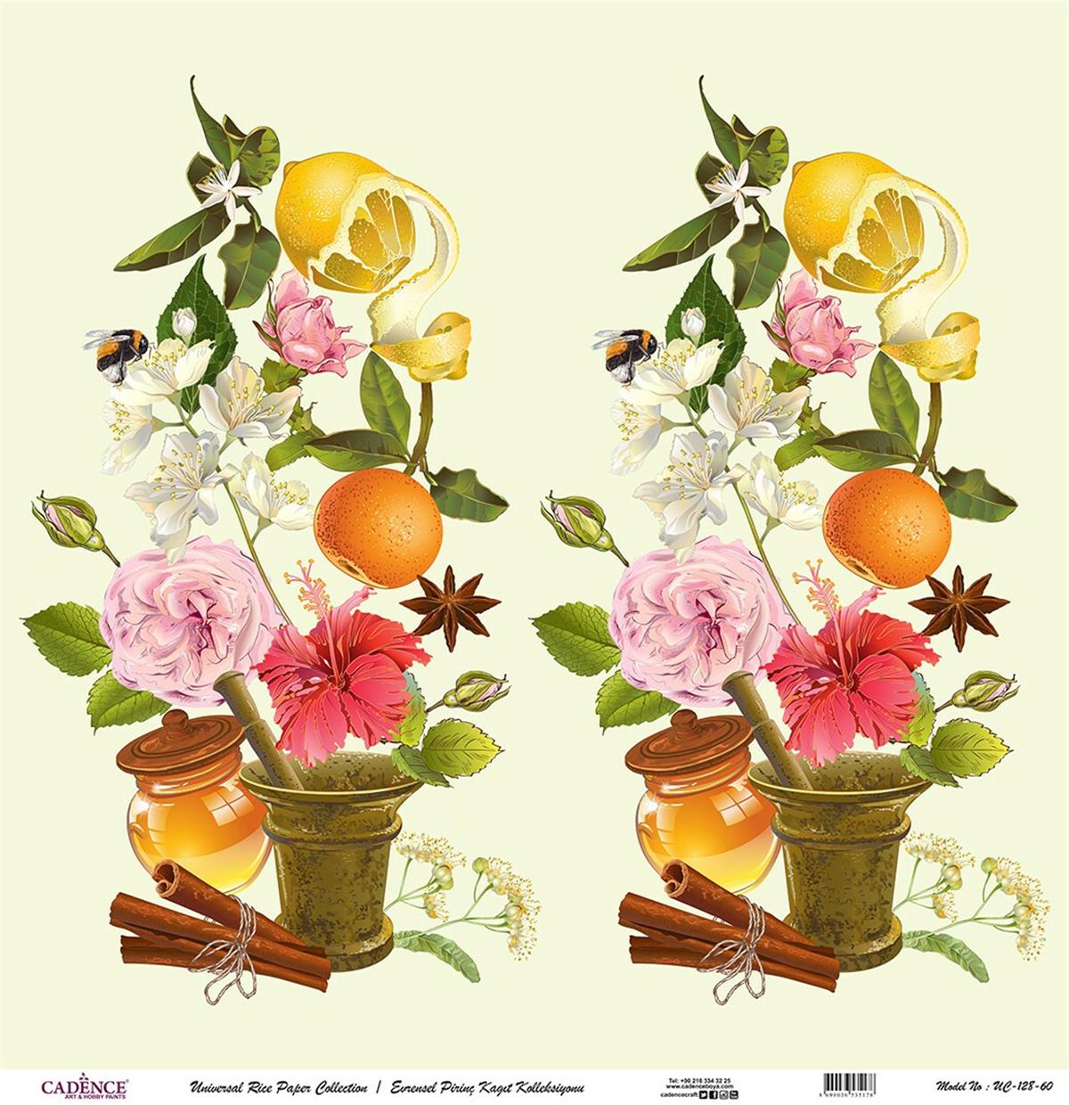 خلفية بيضاء من ورق الأرز العالمي Uc-128 مقاس 60x60