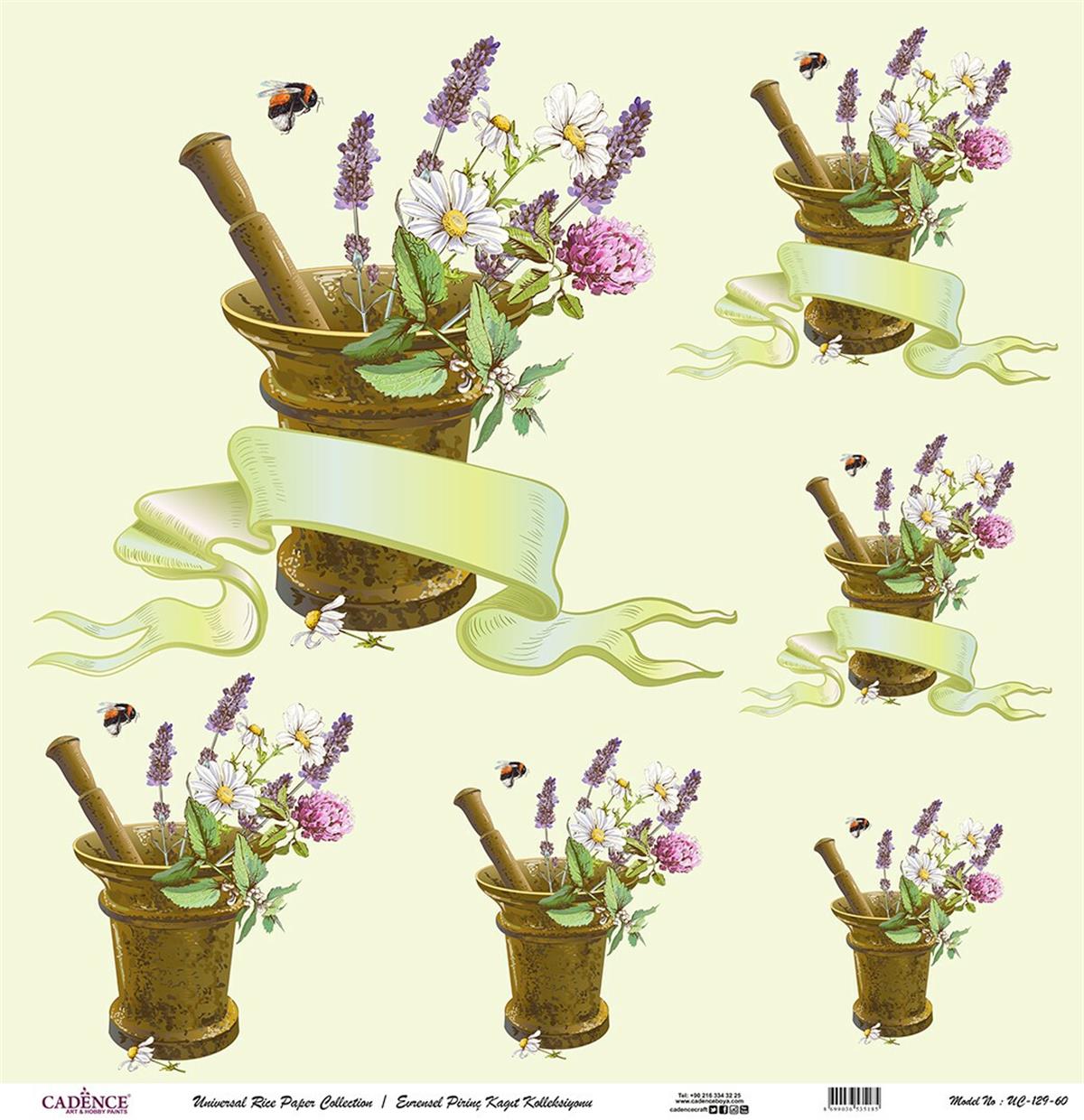 Универсальный белый фон из рисовой бумаги UC-129 90x90