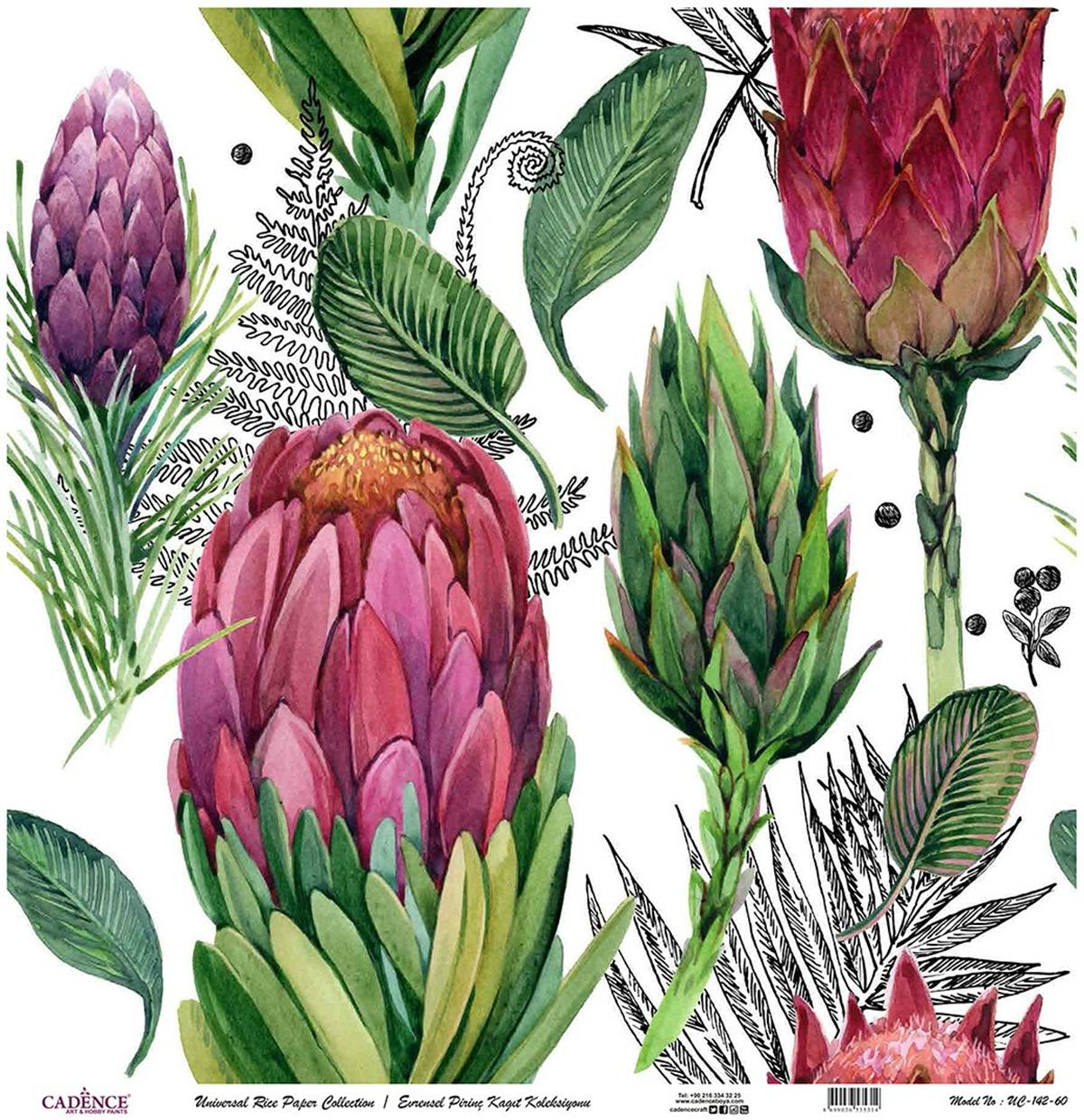 خلفية بيضاء من ورق الأرز العالمي Uc-142 30x30