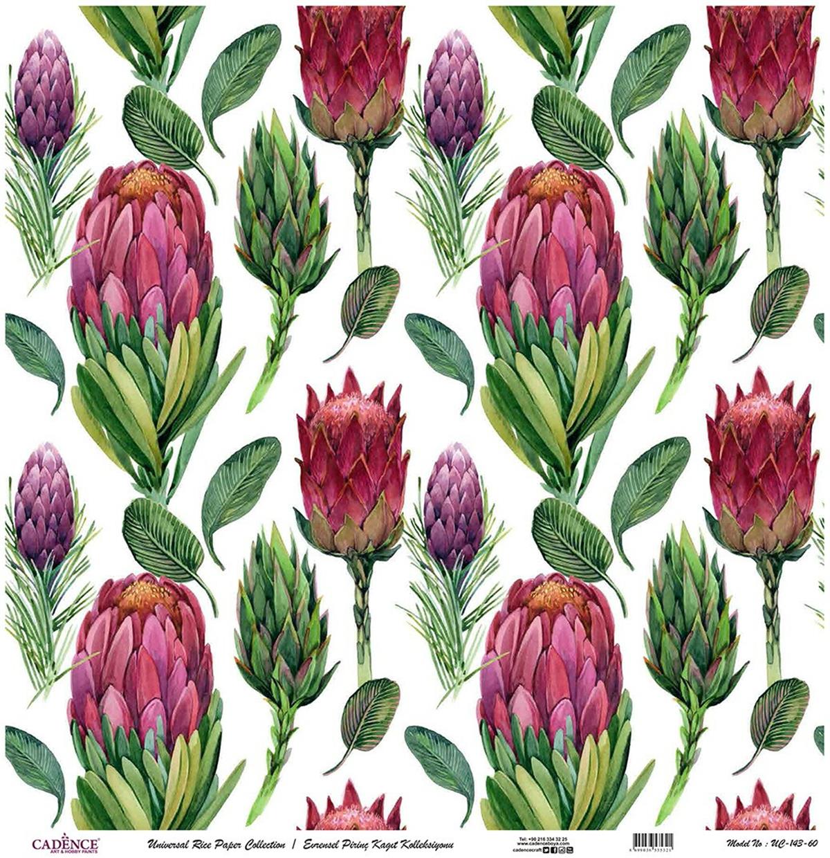 خلفية بيضاء من ورق الأرز العالمي Uc-143 30x30