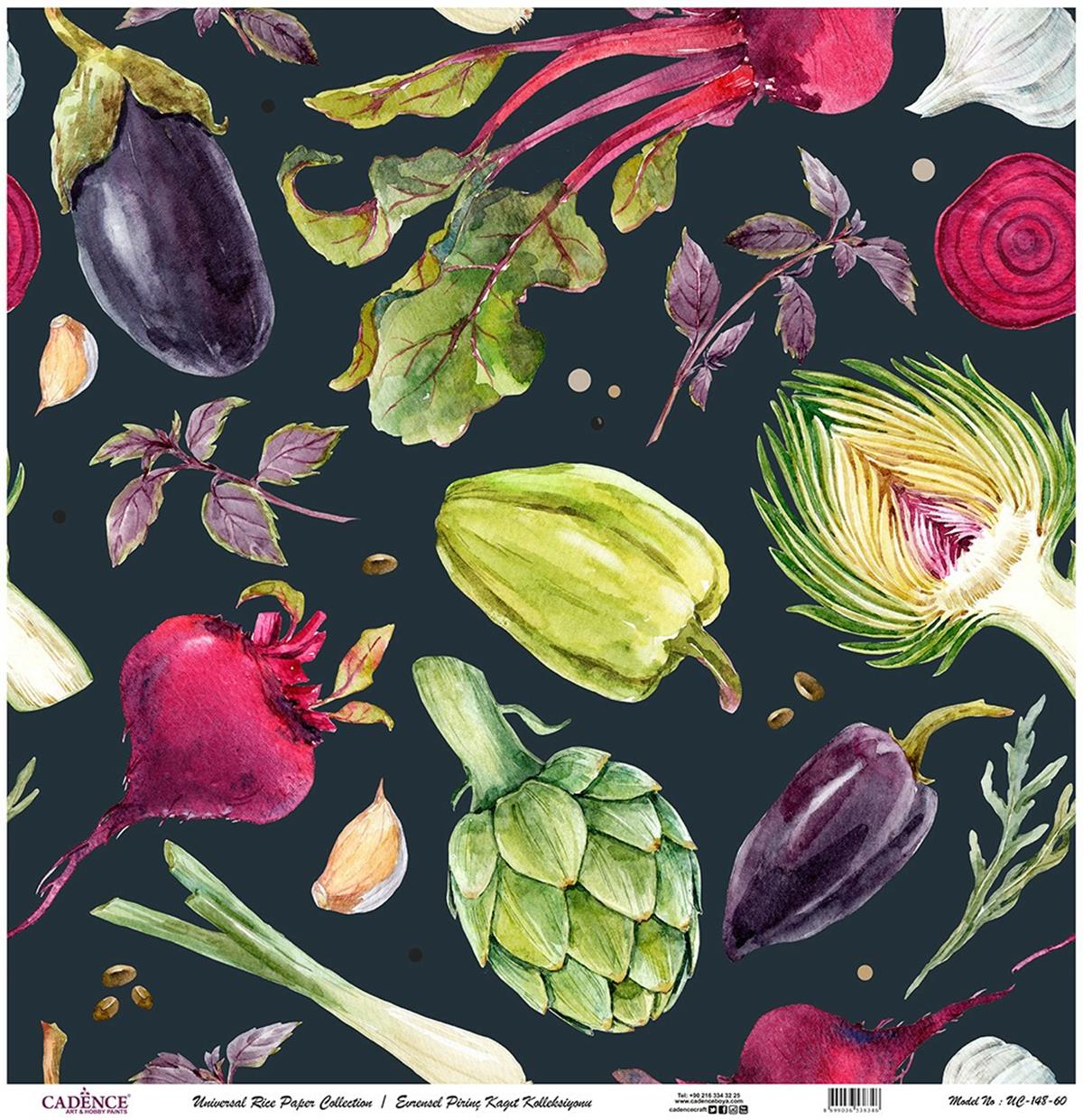 ورق الأرز العالمي بخلفية سوداء Uc-148 30x30