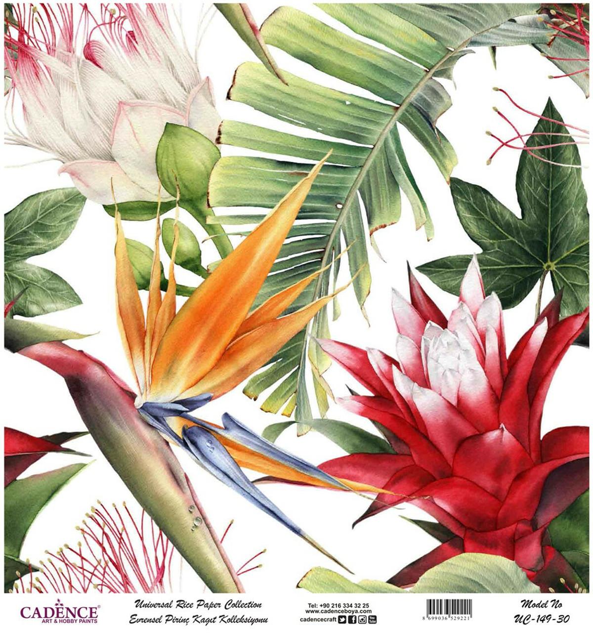 خلفية بيضاء من ورق الأرز العالمي Uc-149 مقاس 90x90