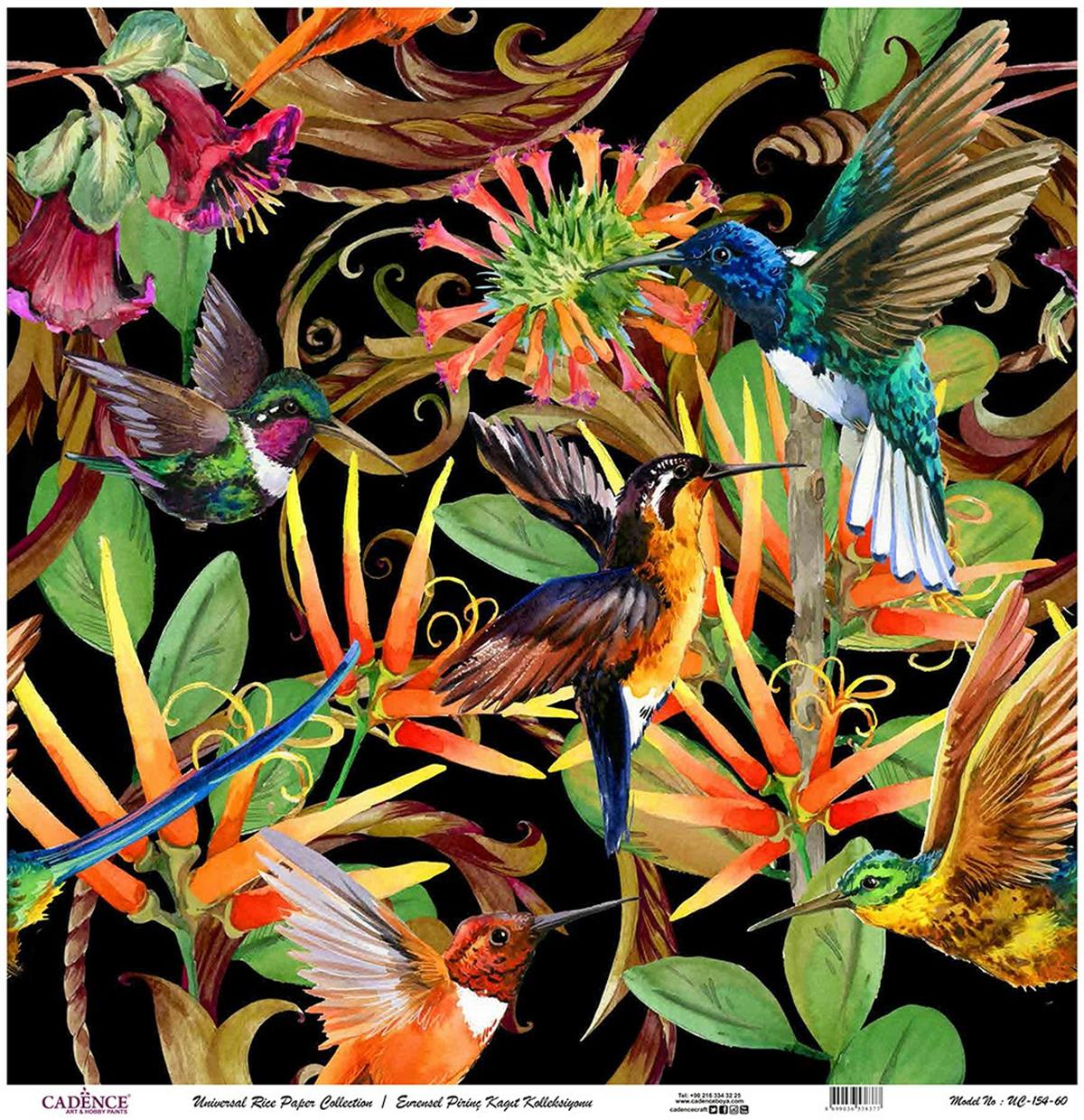 ورق الأرز العالمي خلفية سوداء Uc-154 60x60