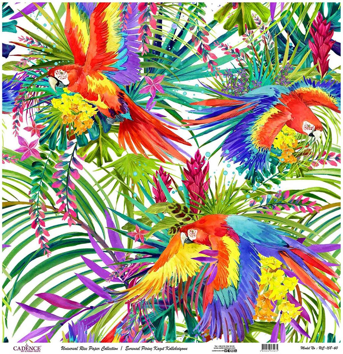 خلفية بيضاء من ورق الأرز العالمي Uc-158 مقاس 90x90