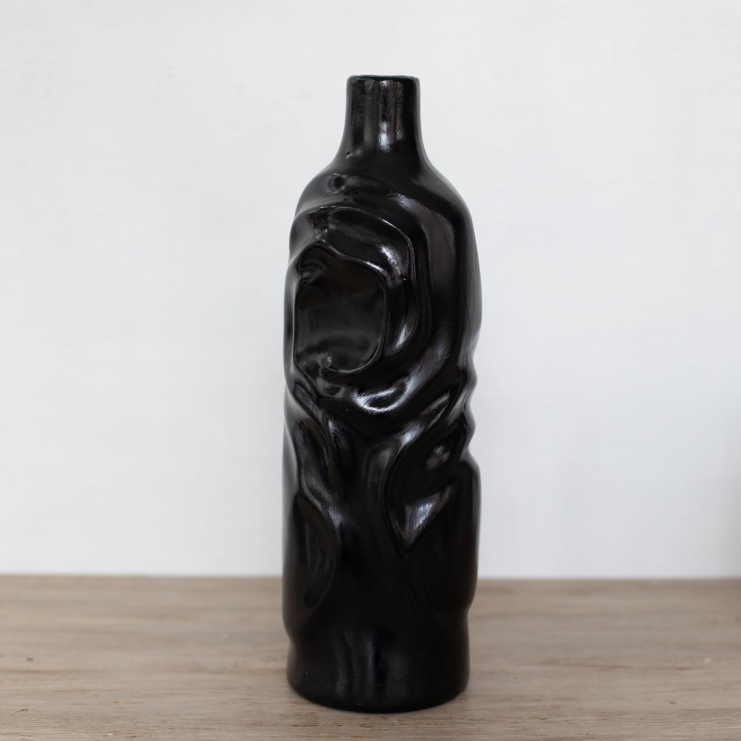 Moderna Seri Seramik Siyah Rose Vazo Büyük