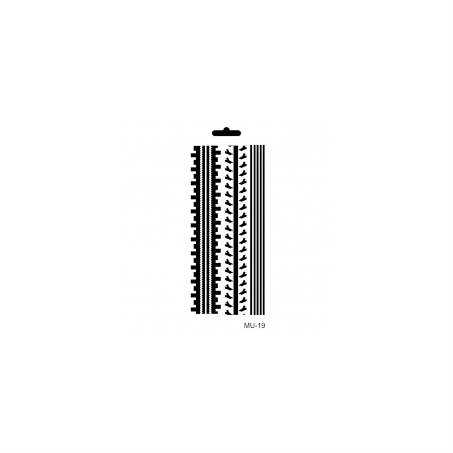 مزيج الوسائط الاستنسل سلسلة Mu Mu19 10x25