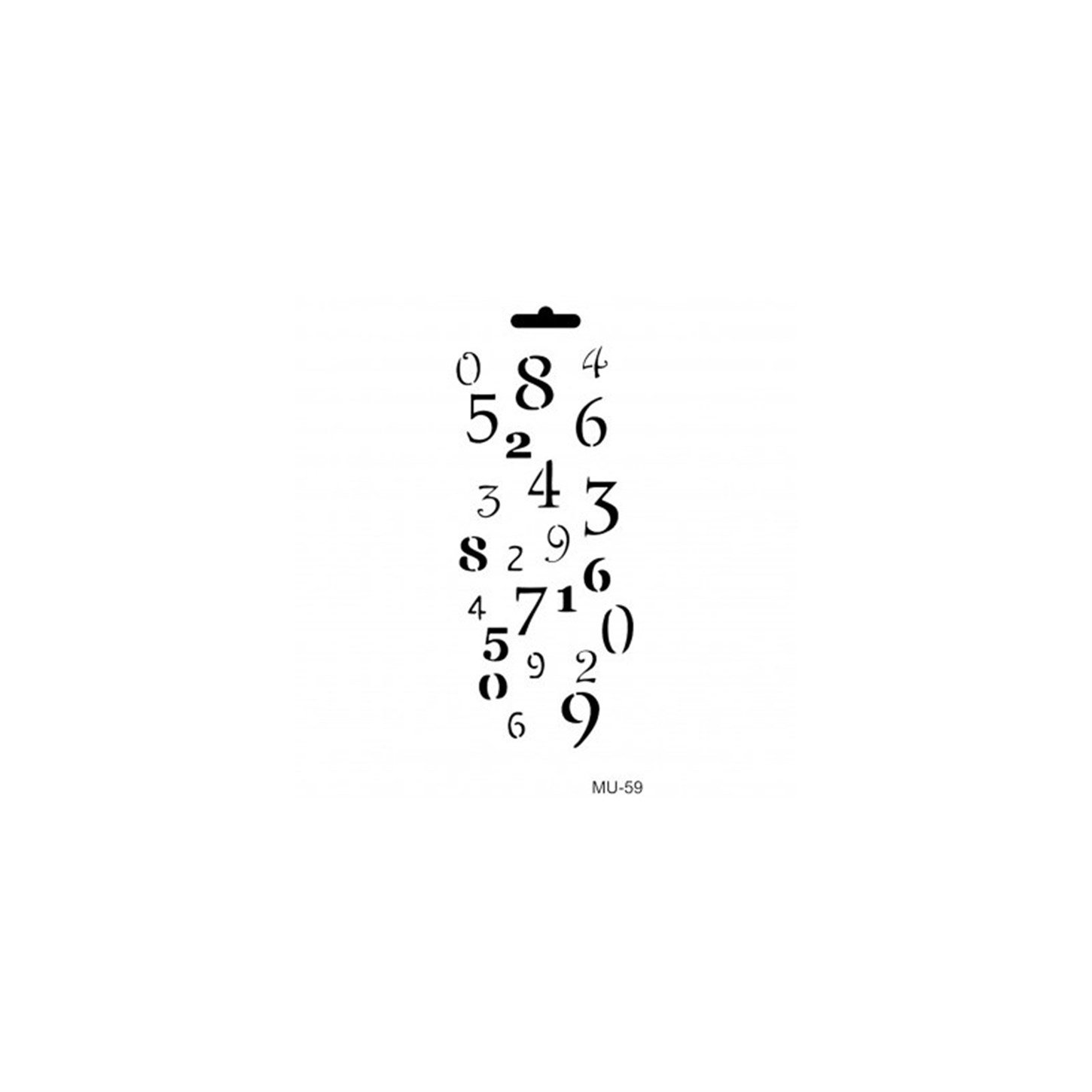 Трафарет микс медиа Mu Series Mu59 10x25